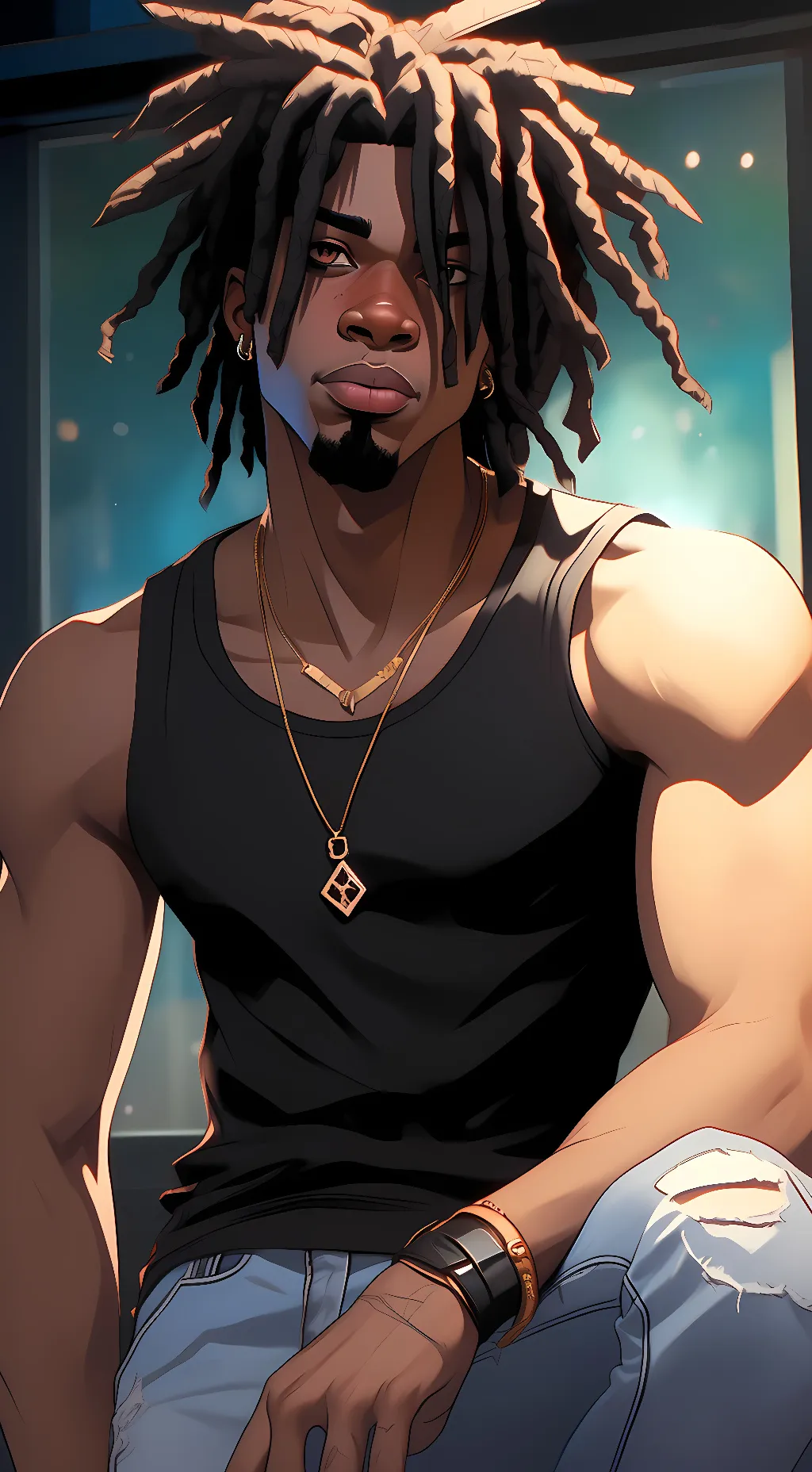 ai character: ☆Keenan☆ background