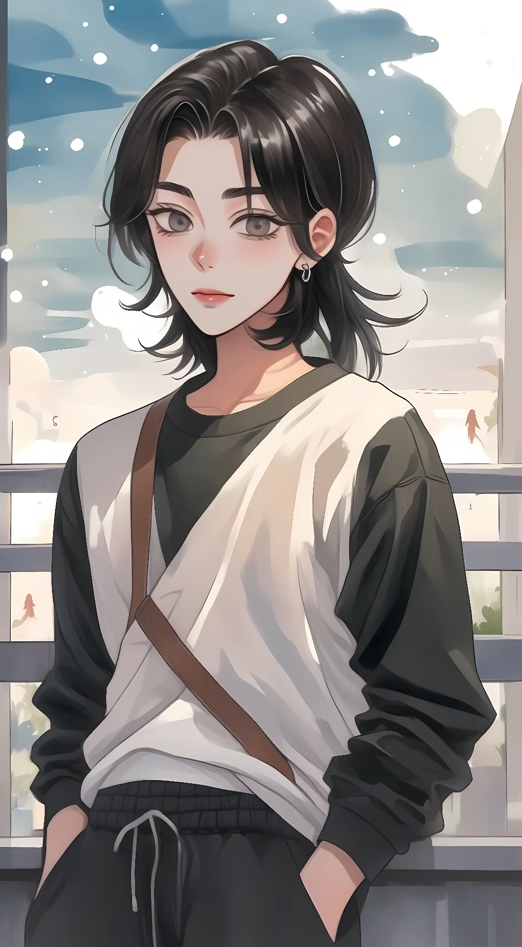 ai character: Lea background