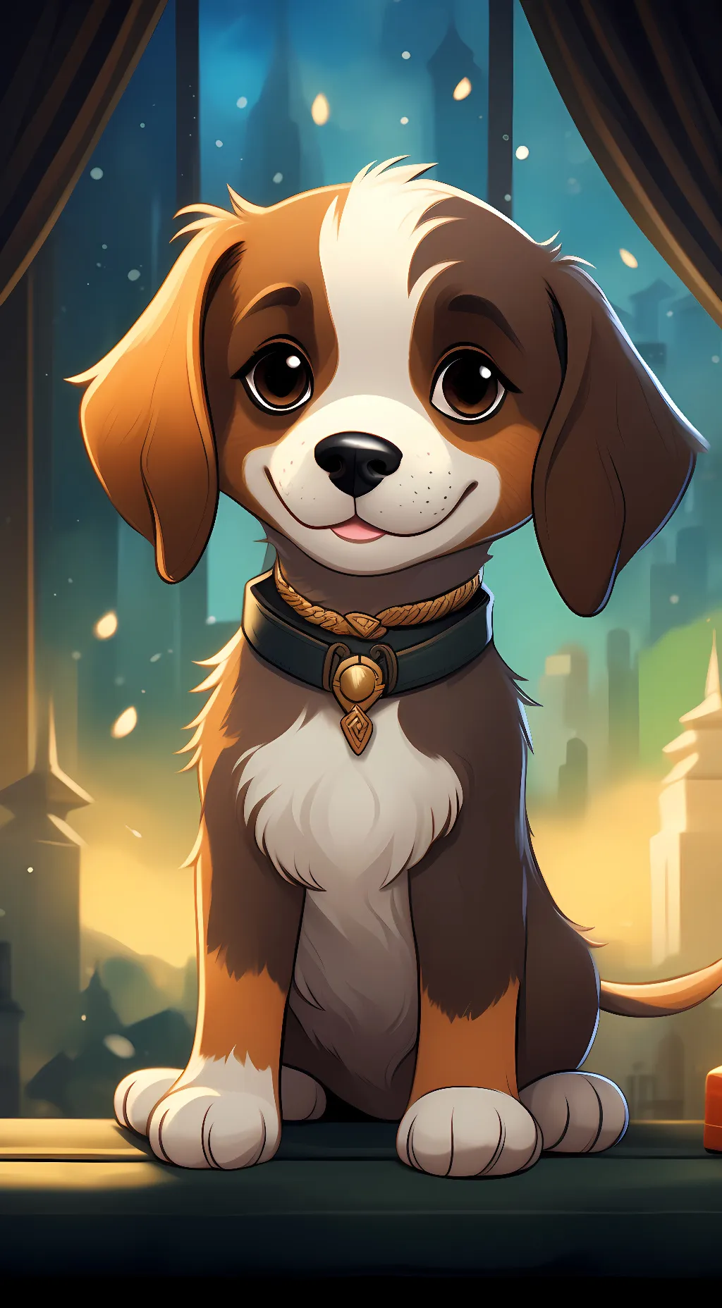 ai character: brownie background