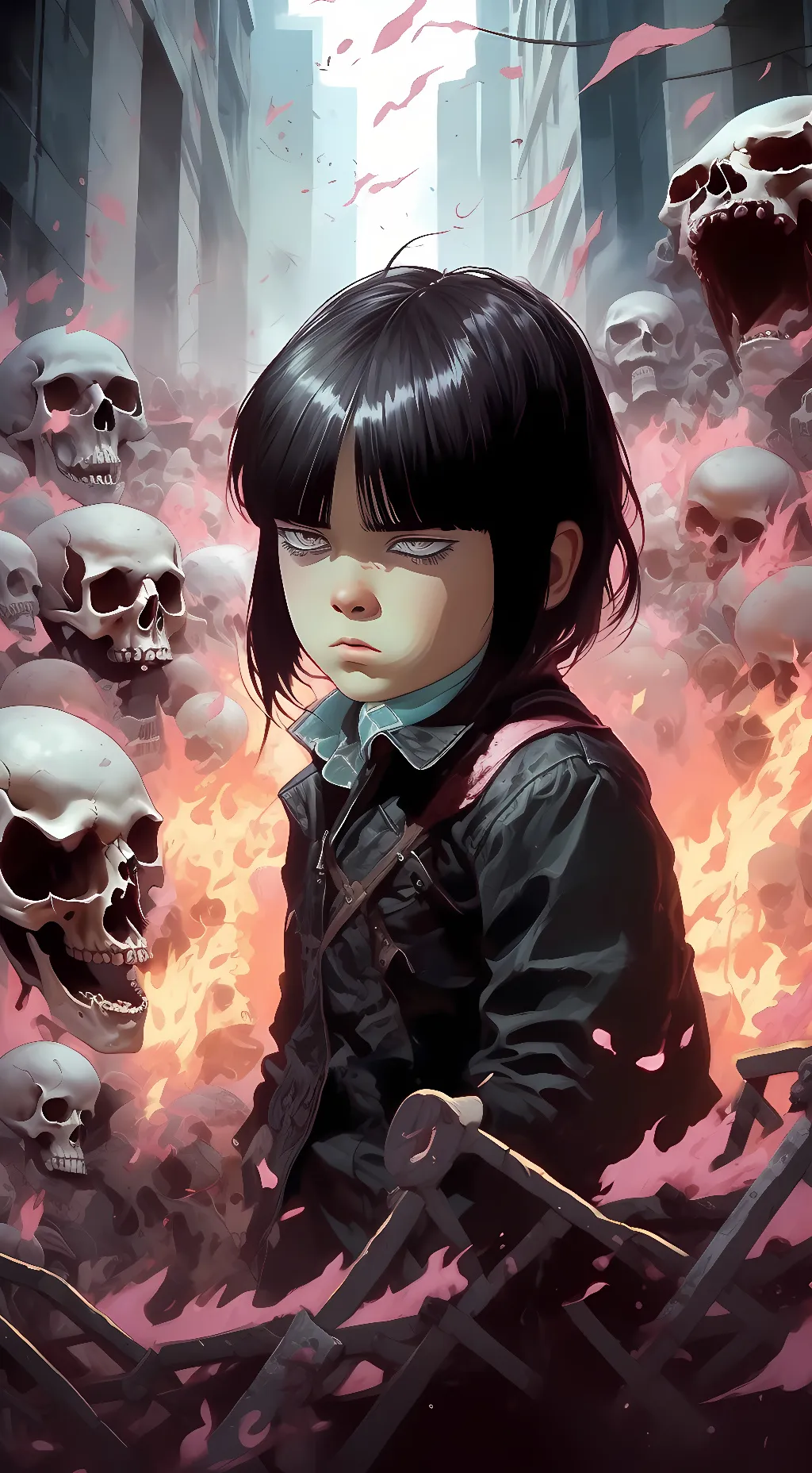 ai character: Child Apparition  background