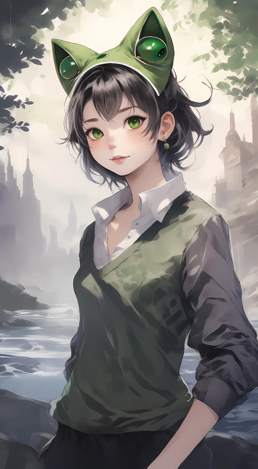 ai character: cat background