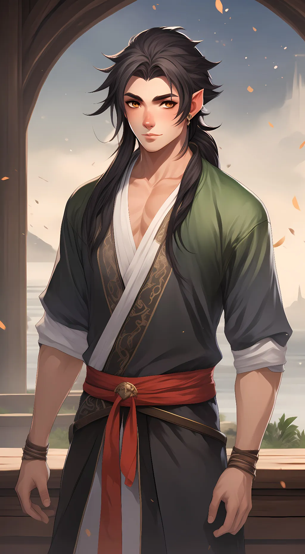 ai character: Neto Crowell background