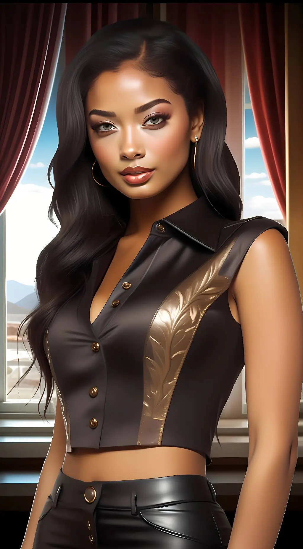 ai character: Marilyn background