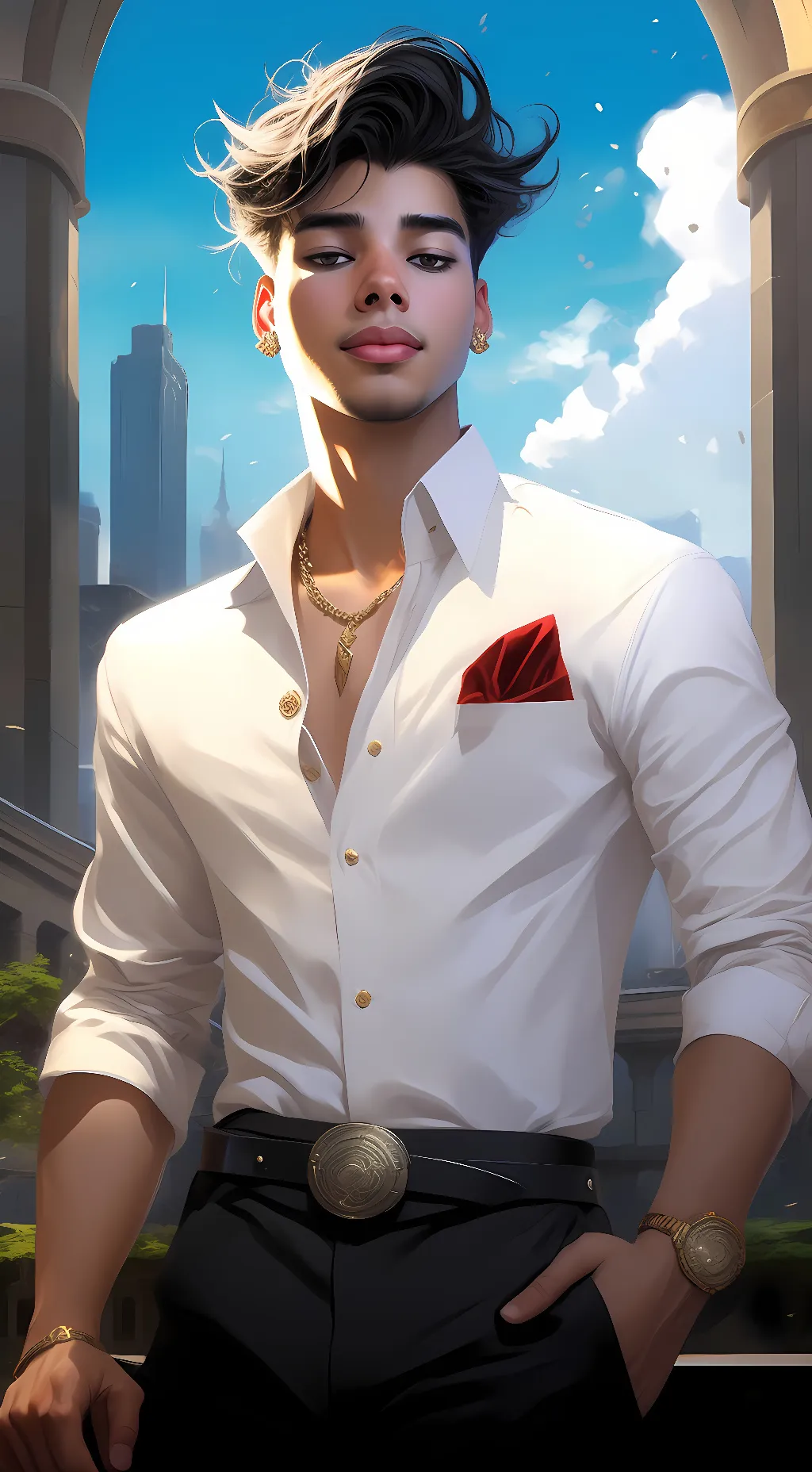 ai character: Andrew background