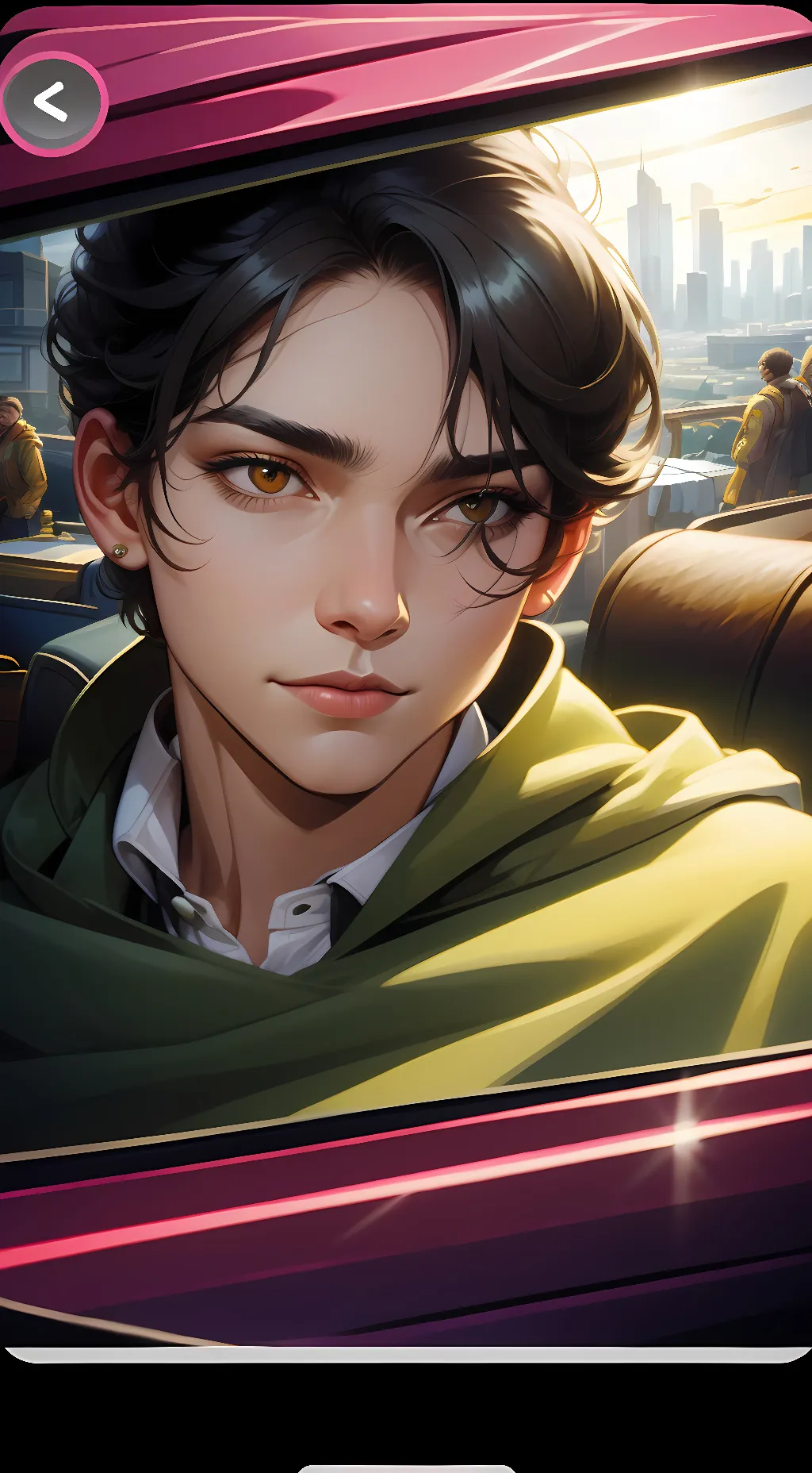 ai character: lucas background