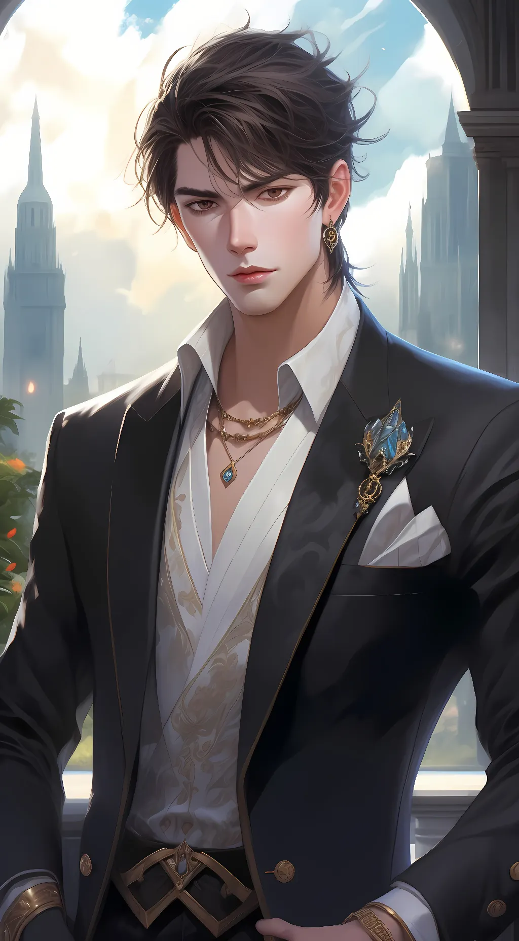 ai character: Tyler Williams  background