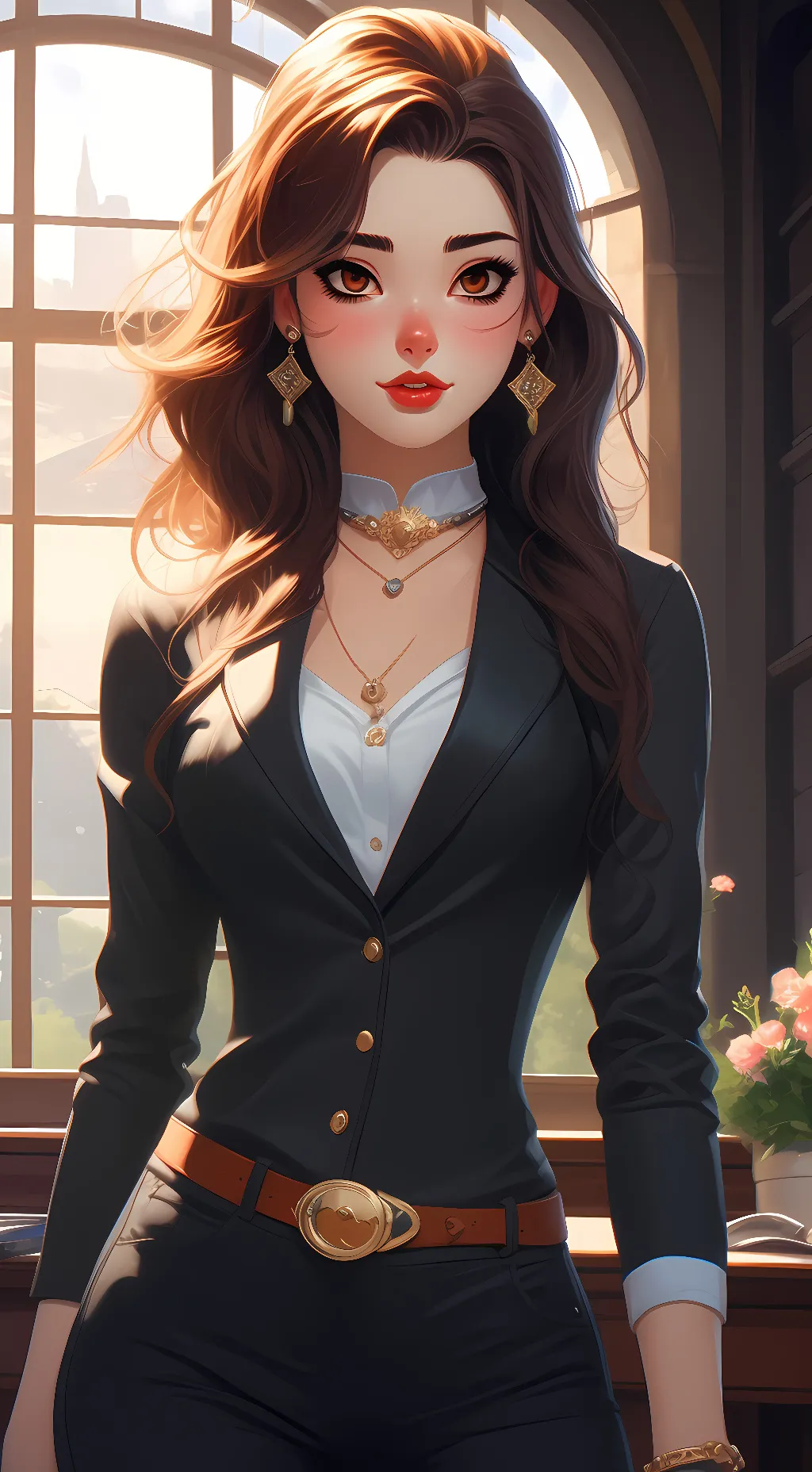 ai character: amy background