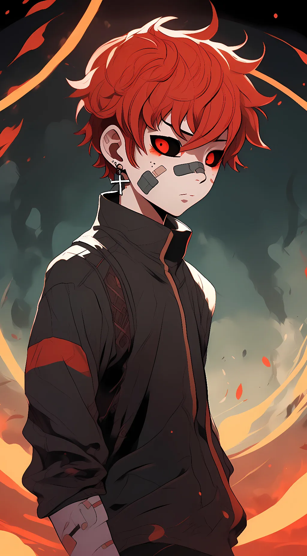 ai character: Blaze/Jacob background