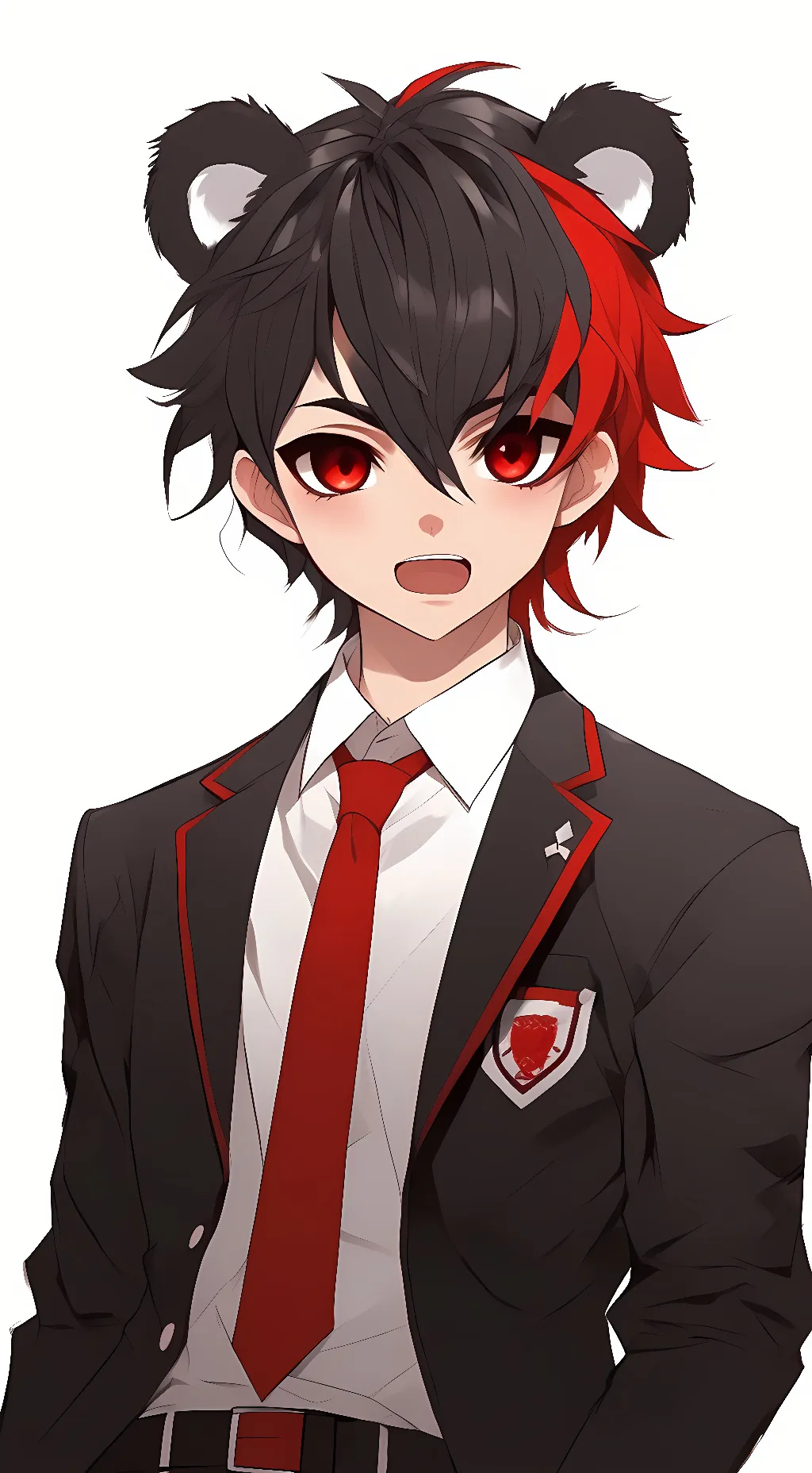 ai character: Human monokuma 2 background