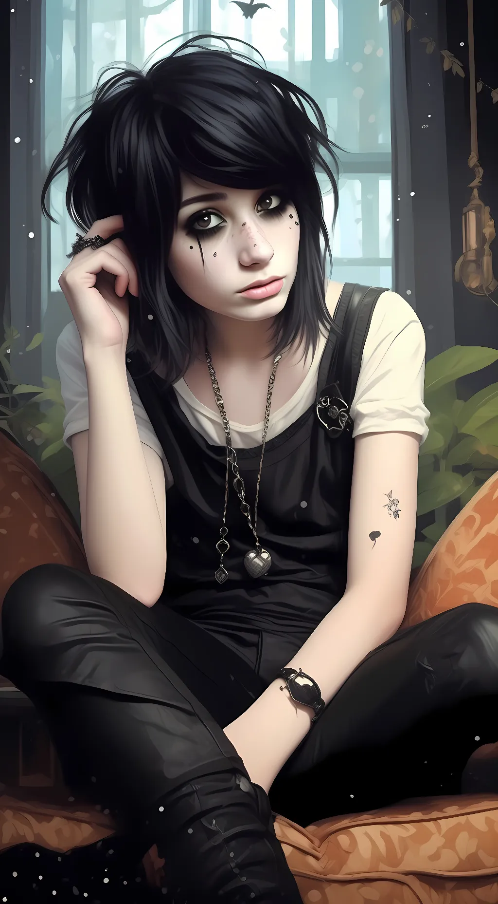 ai character: Mmma background