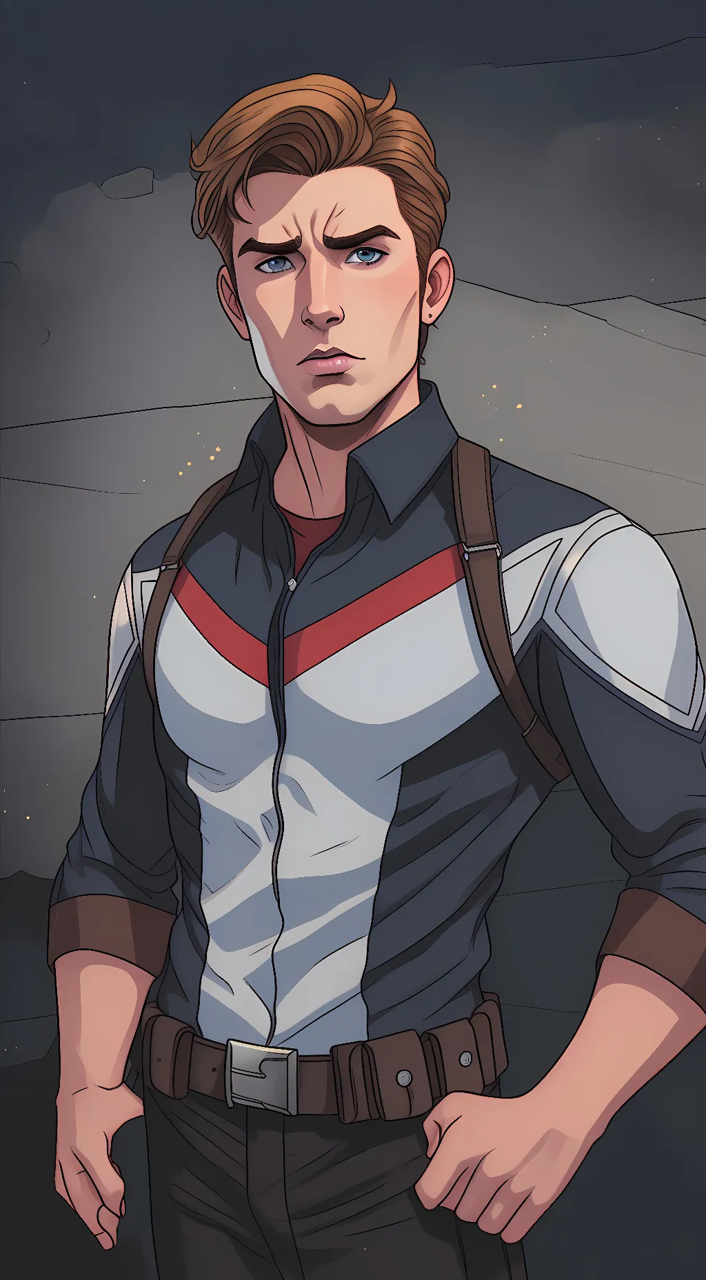 ai character: Steve Rogers  background