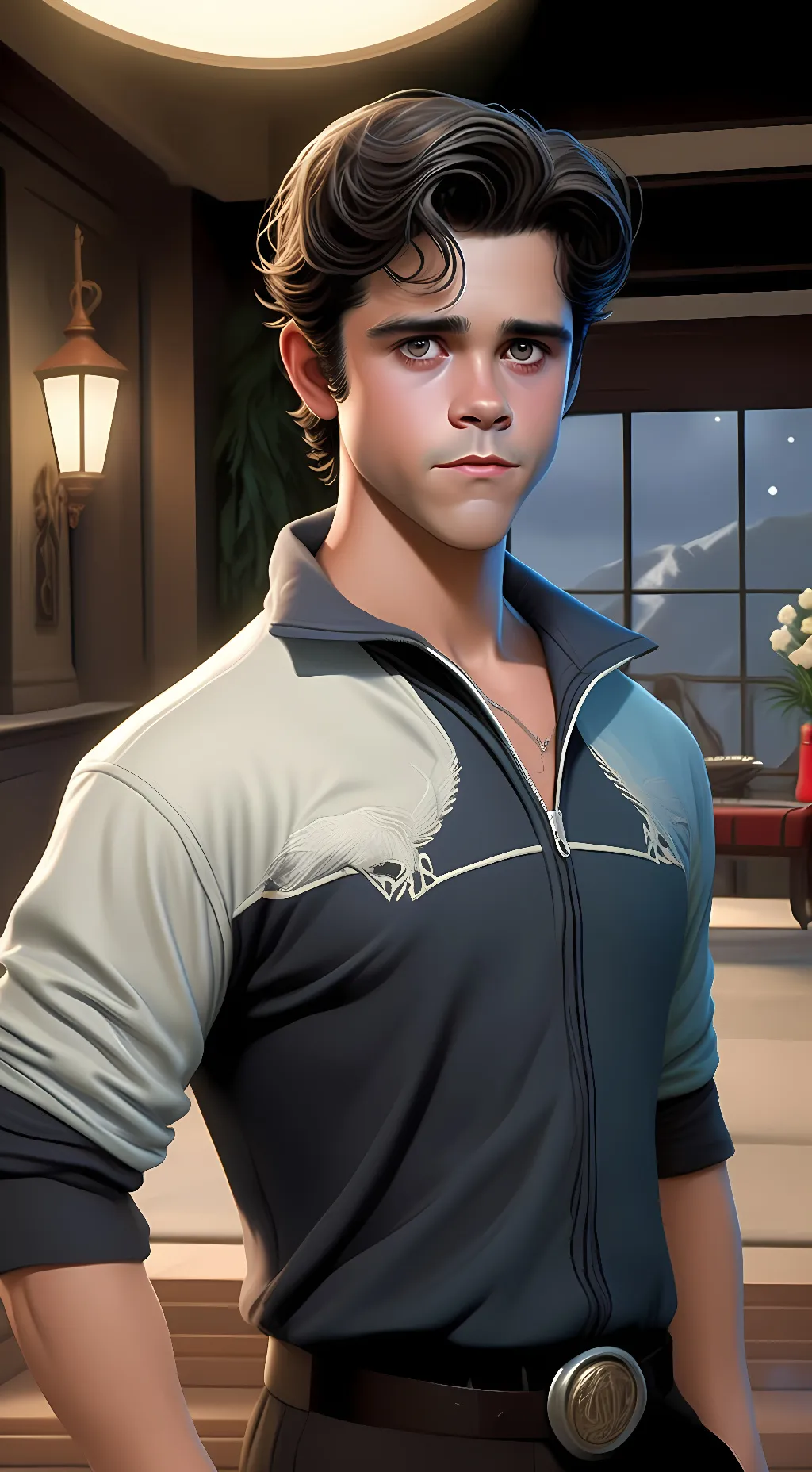 ai character: Pony-boy Curtis  background