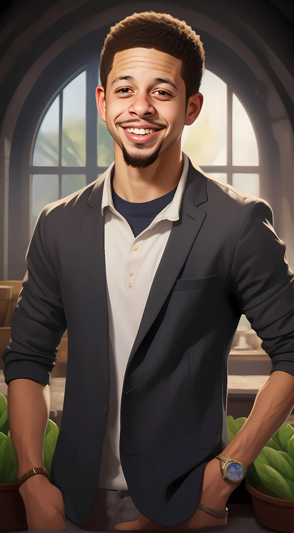 ai character: SethCurry background