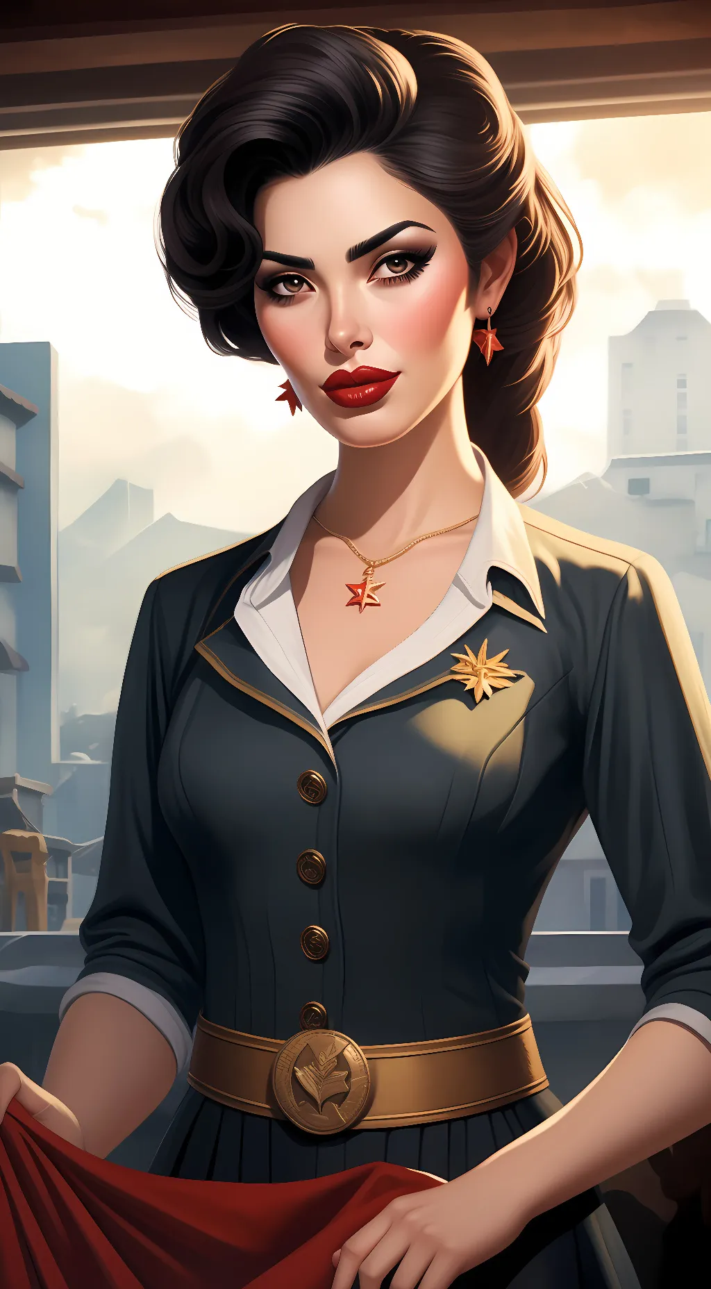 ai character: Maria dominguez background