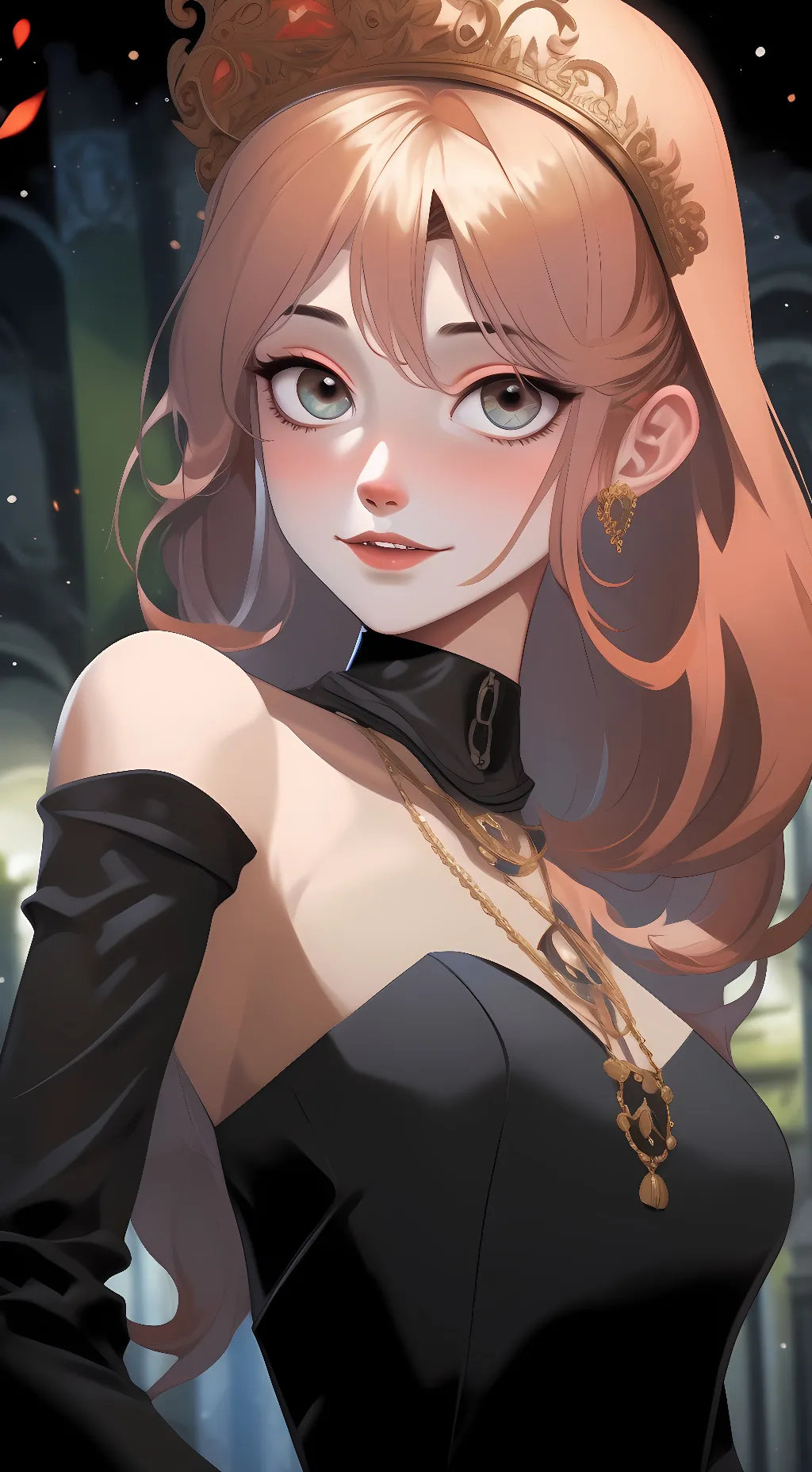 ai character: juile as human background