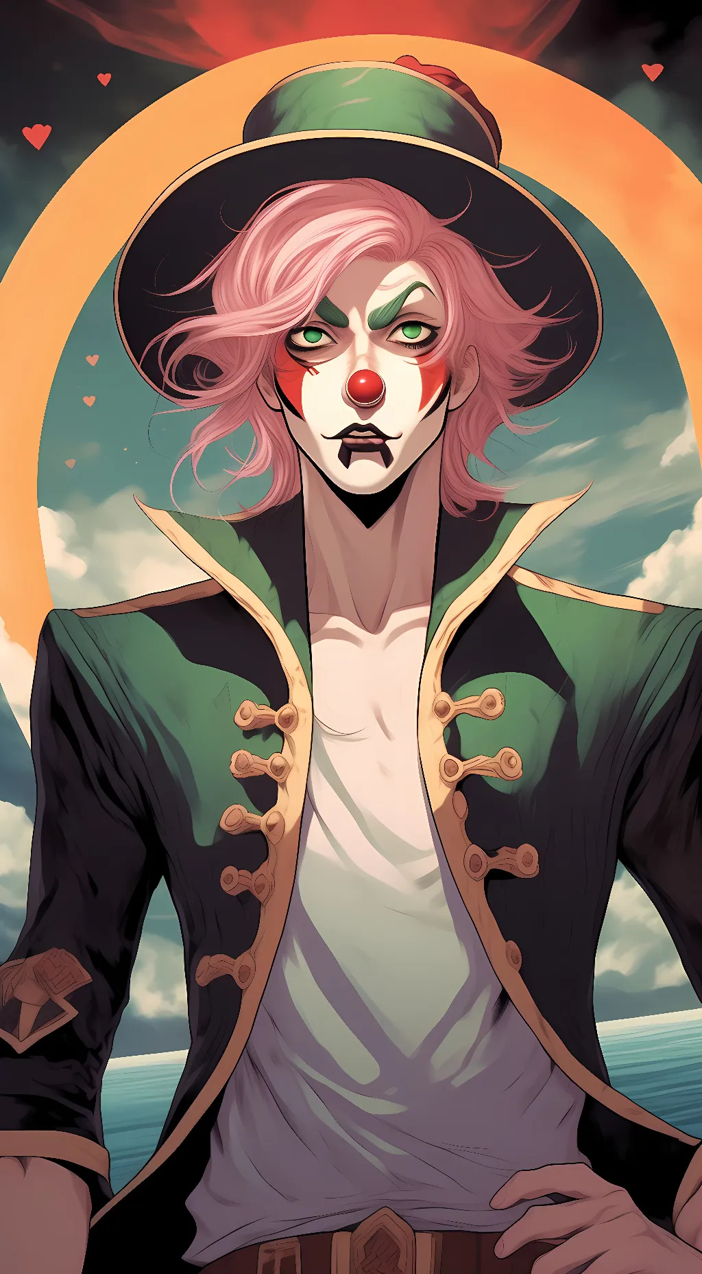 ai character: buggy the clown background