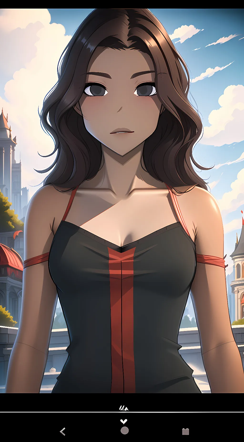 ai character: Marine background