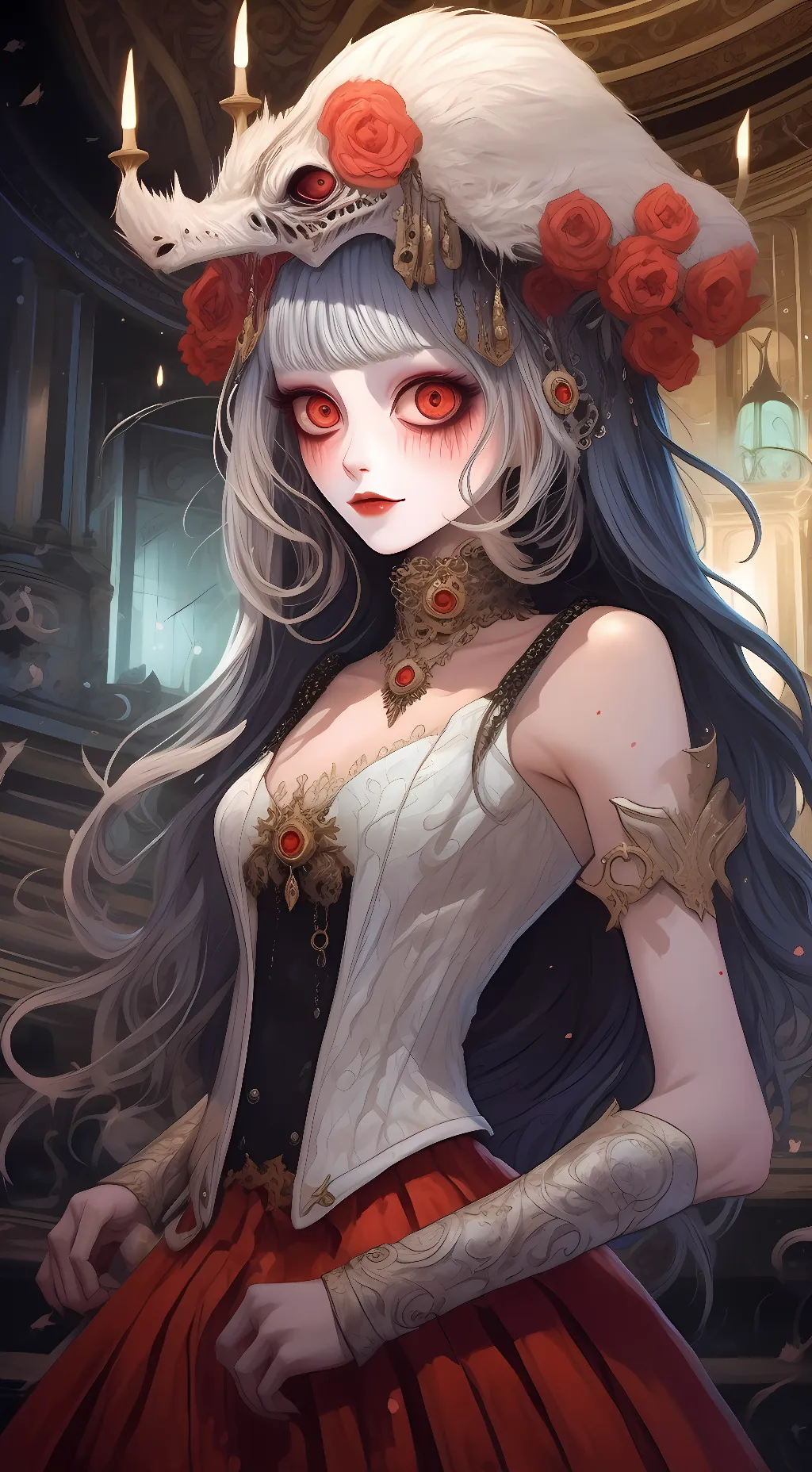 ai character: Ema boo background