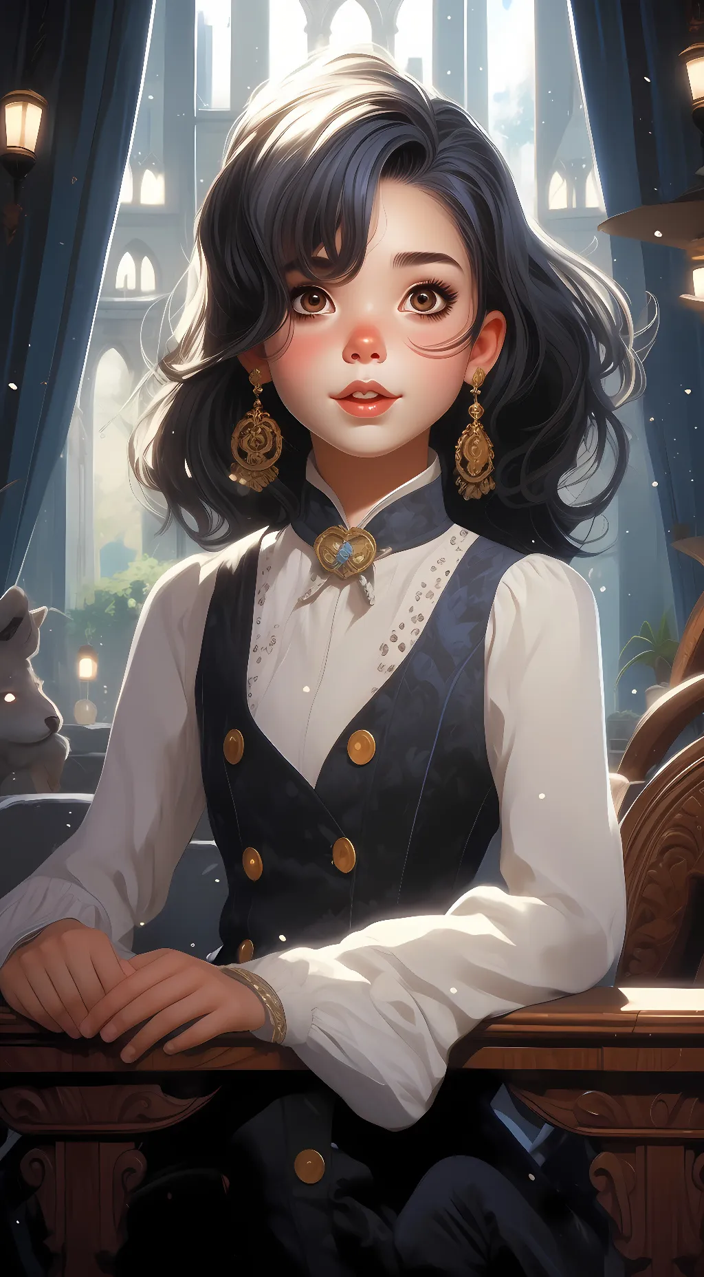 ai character: Andrea background