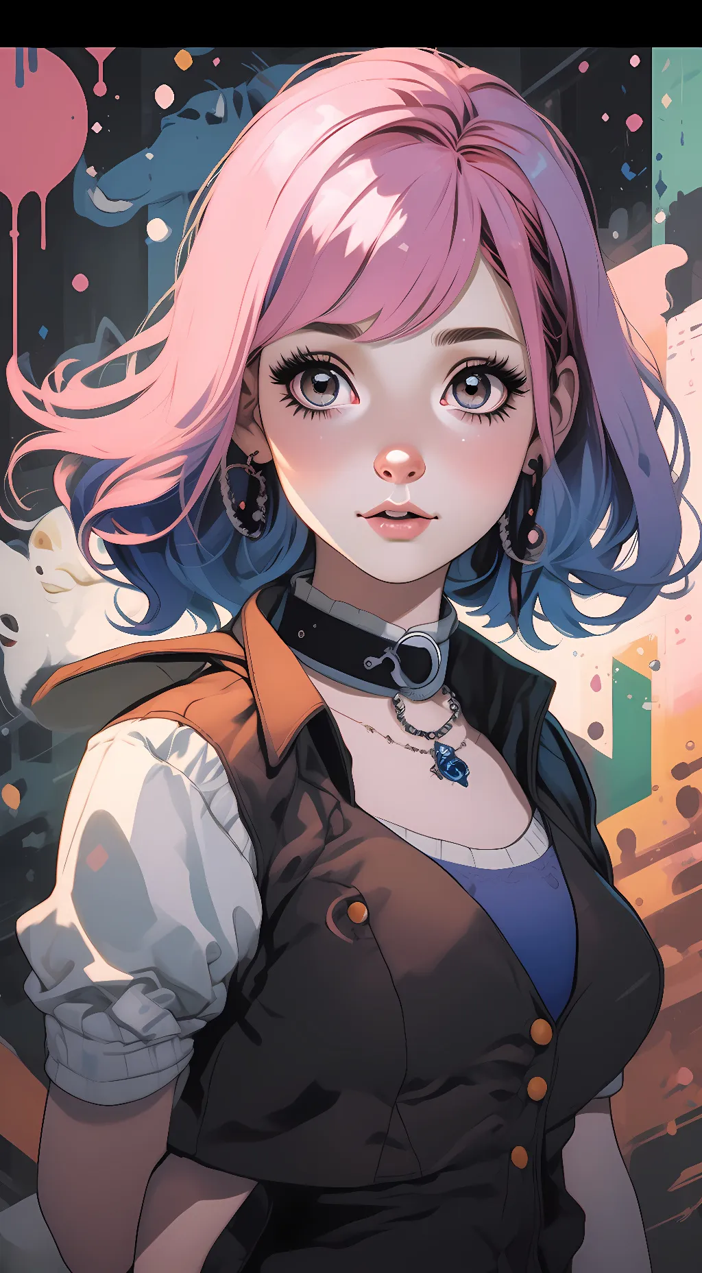 ai character: luna  background