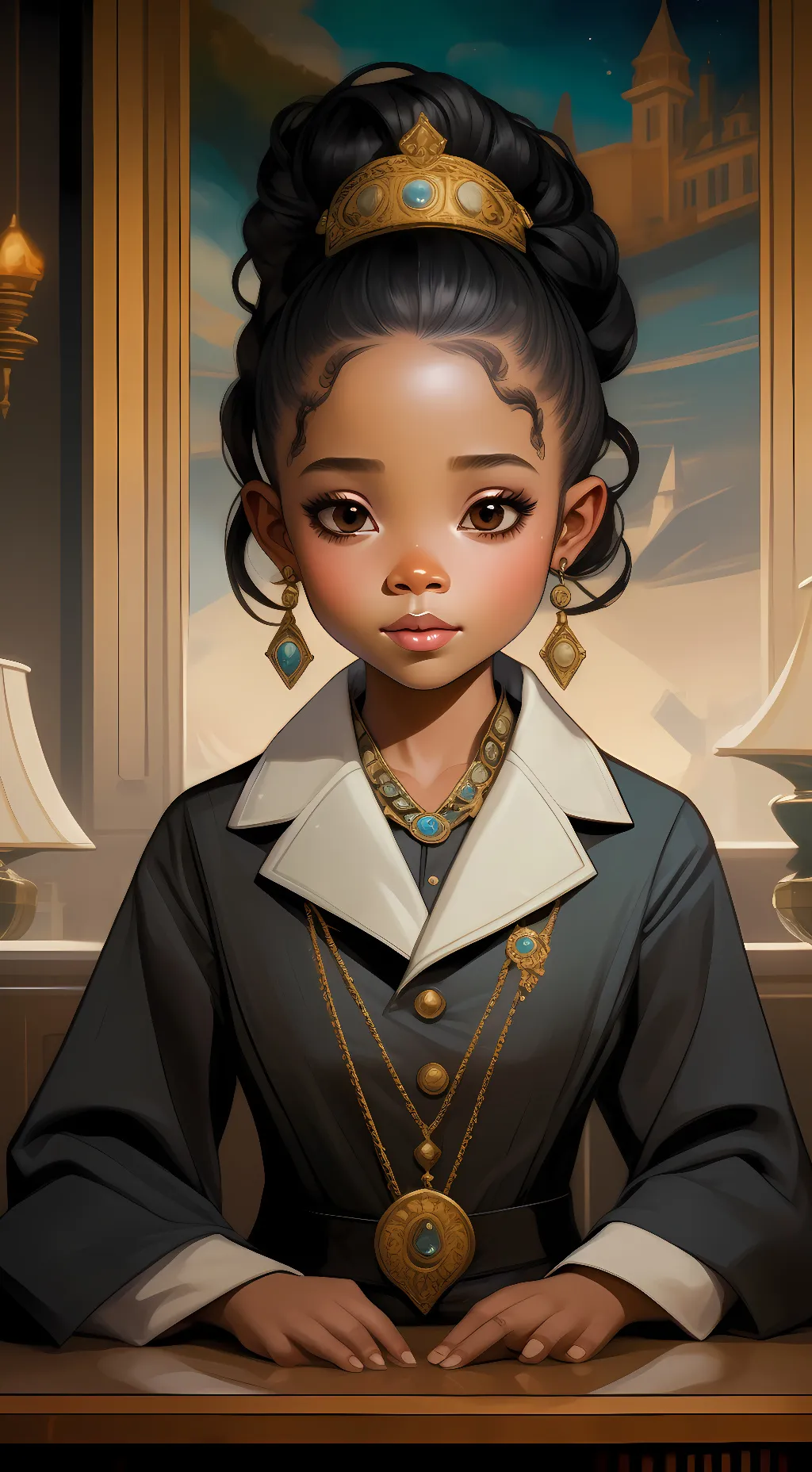 ai character: Savanna  background