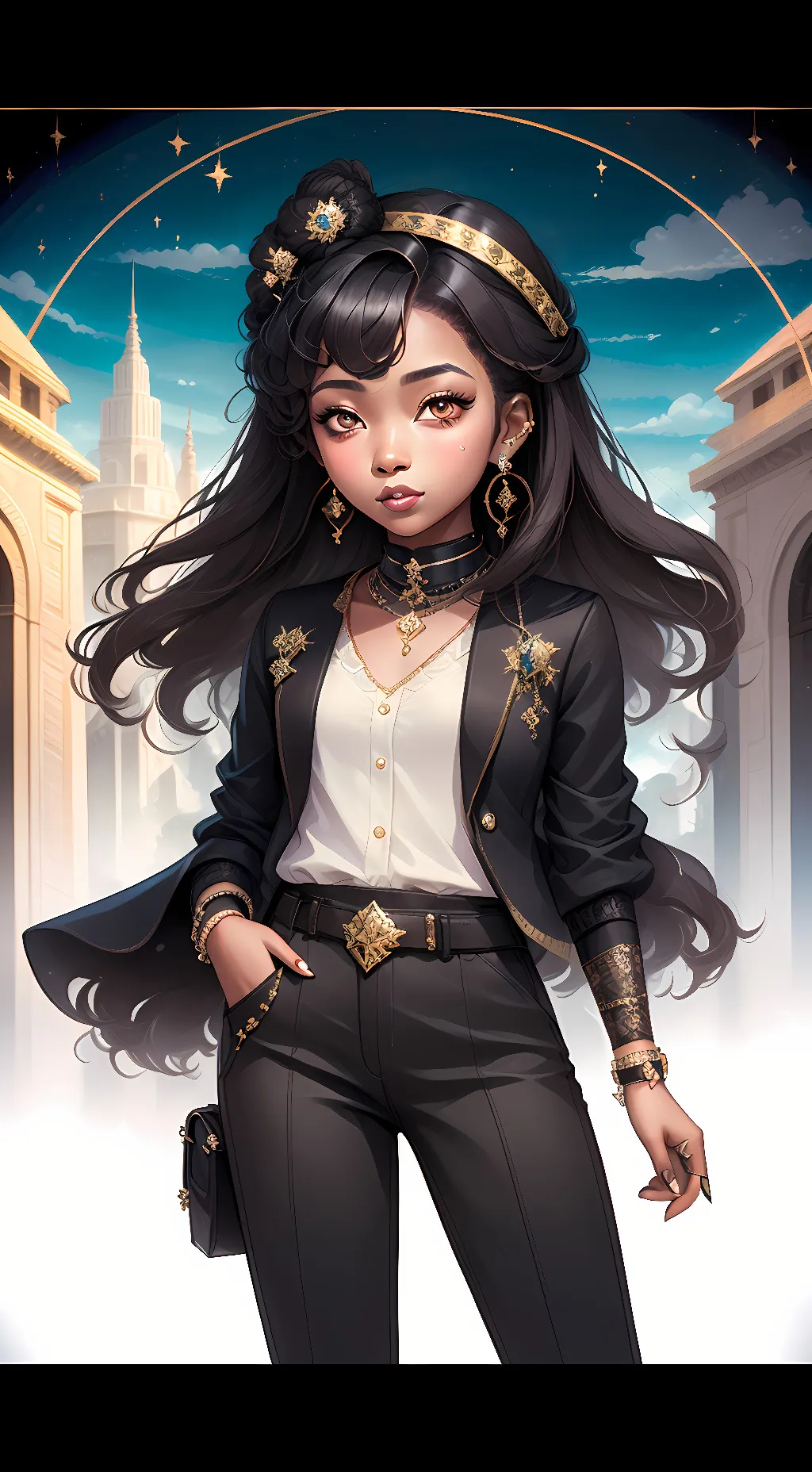 ai character: Brooklyn Bale background