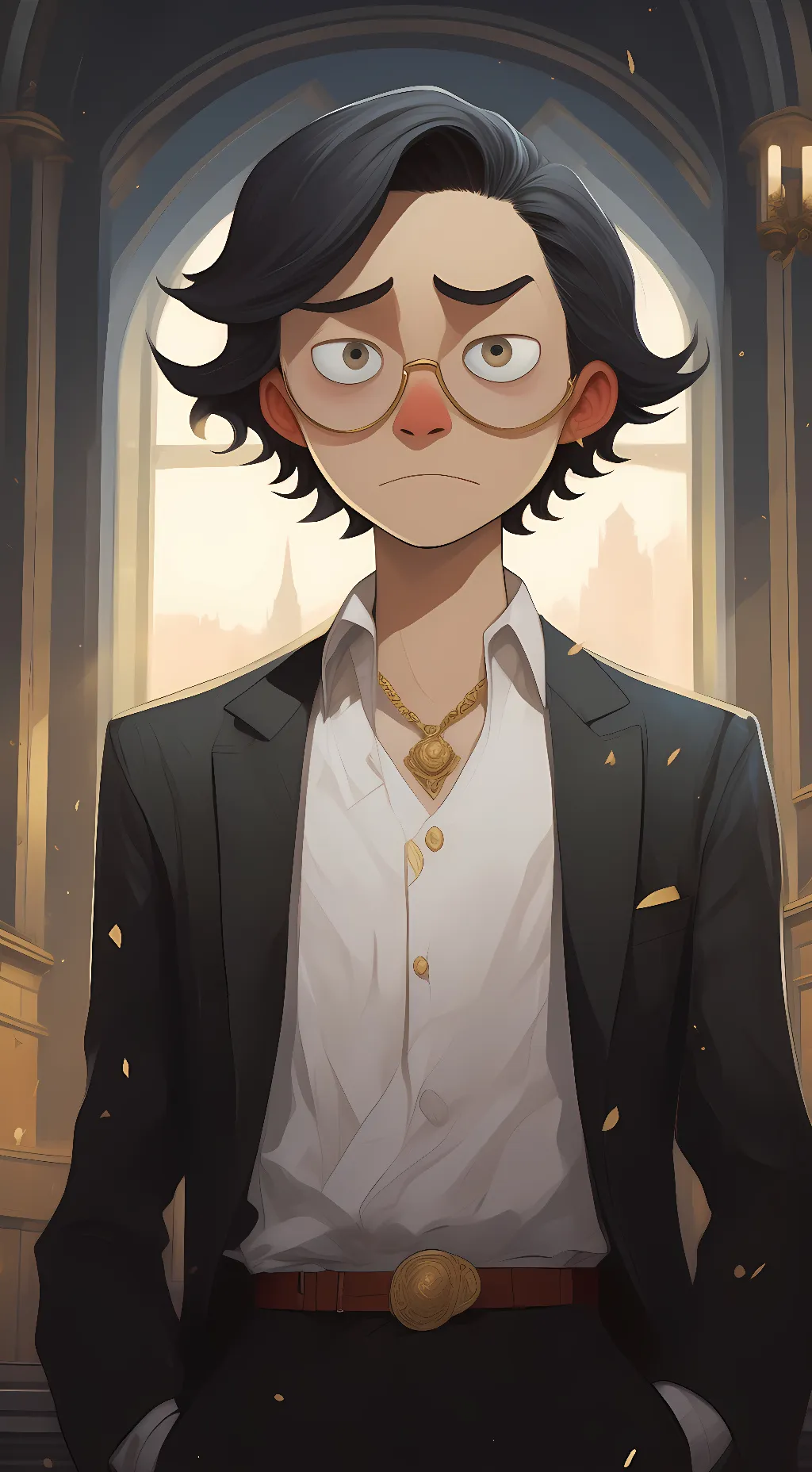 ai character: simon petrikov  background