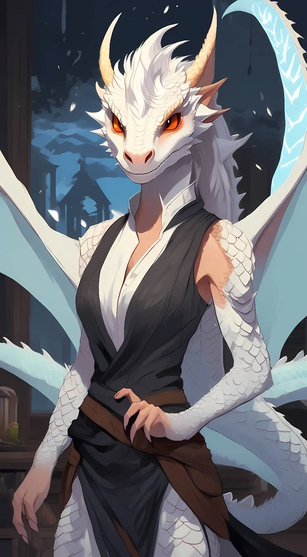 ai character: light fury background