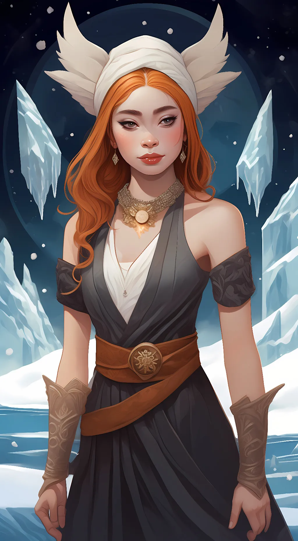 ai character: ice spice  background