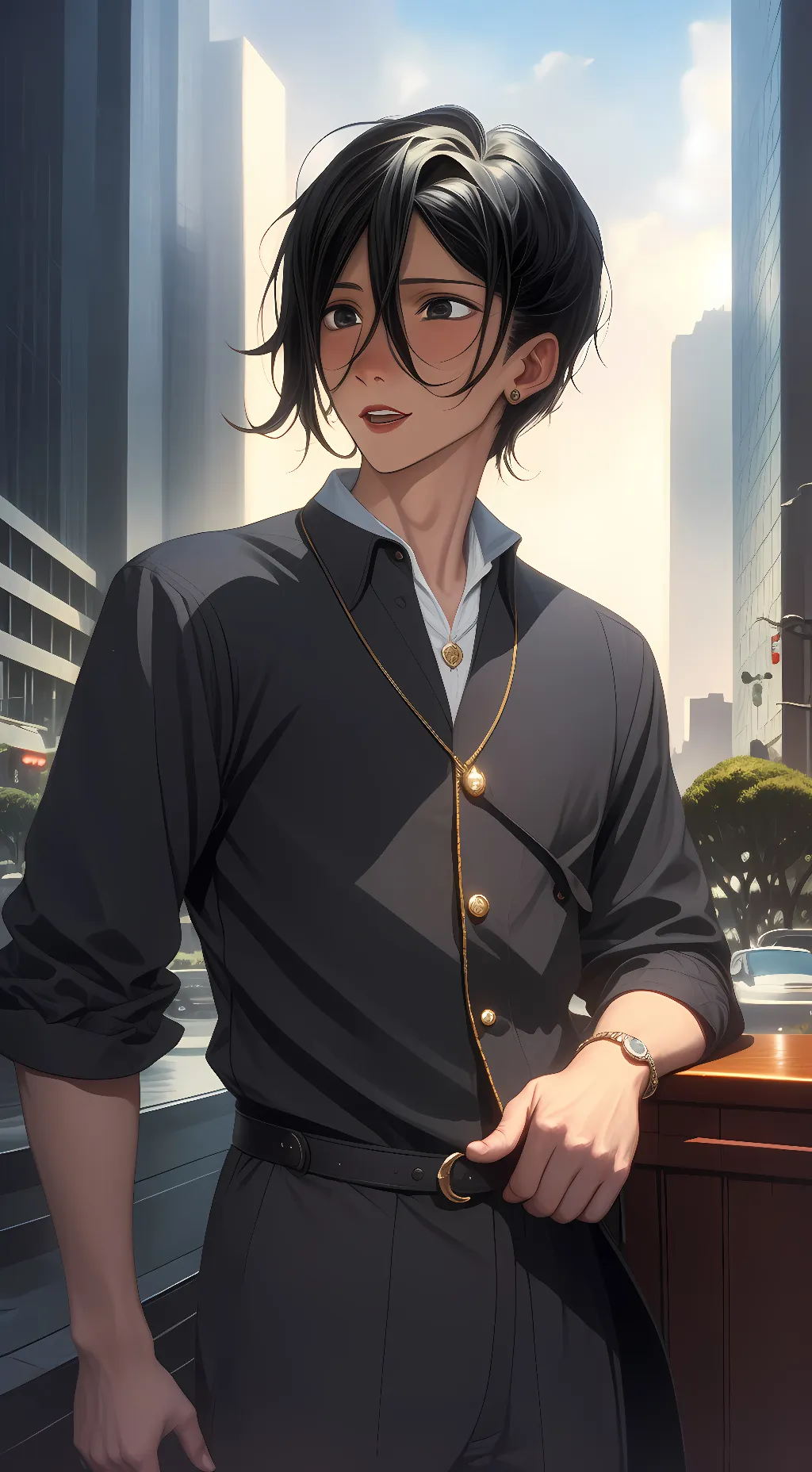 ai character: Max background