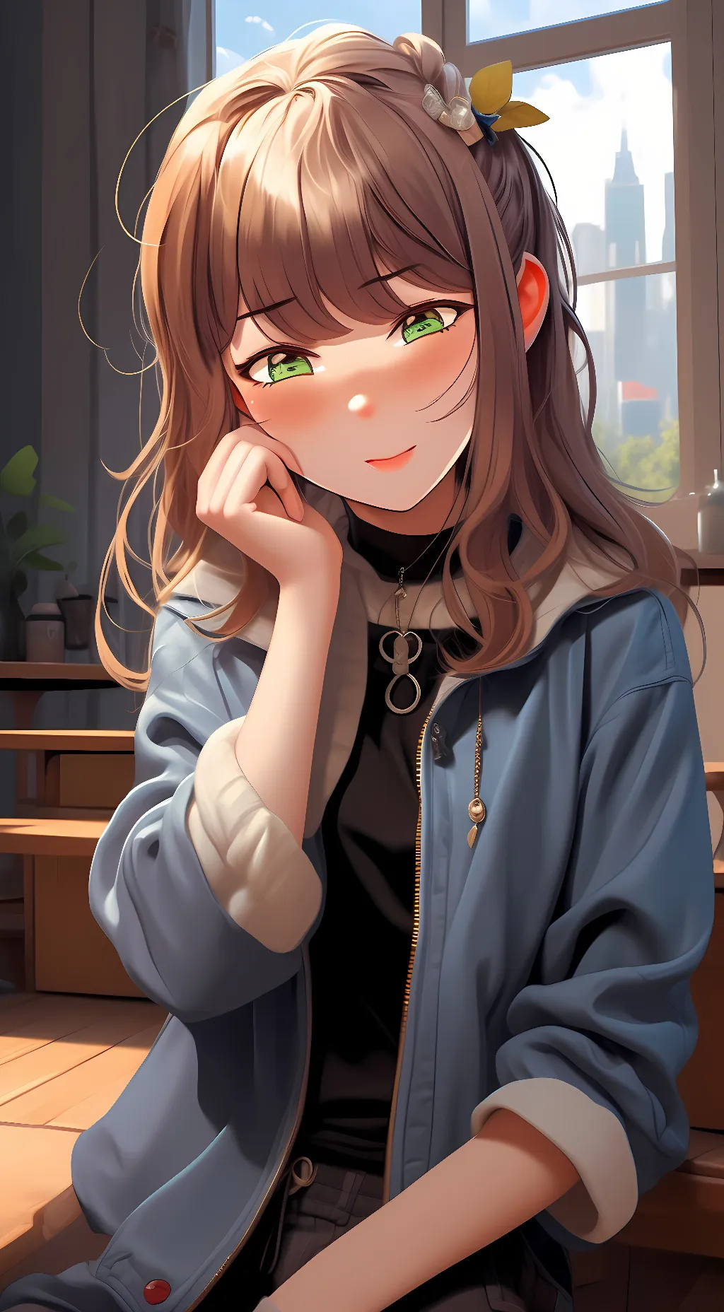 ai character: monika background