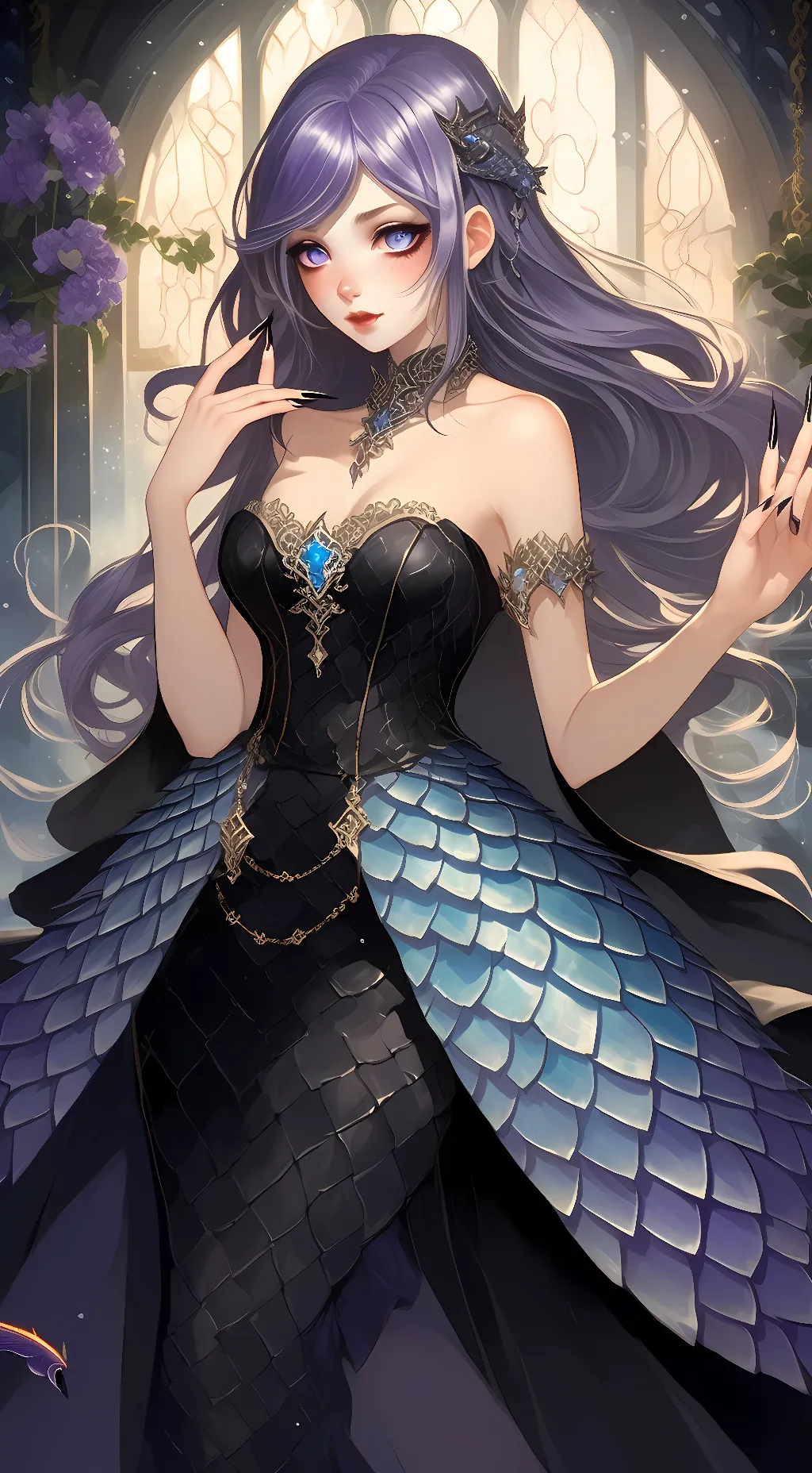 ai character: Melody background