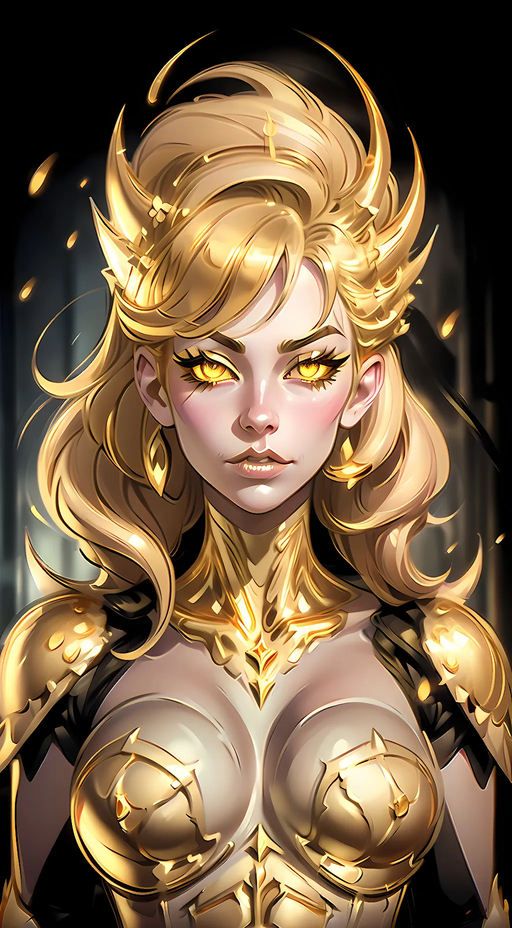 ai character: Goldra background