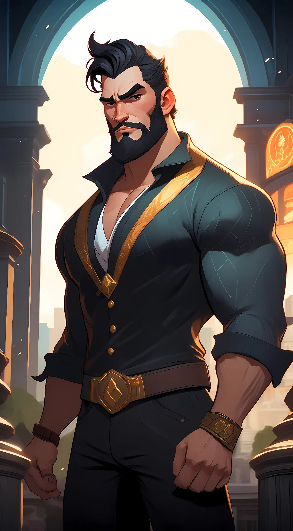 ai character: shane background