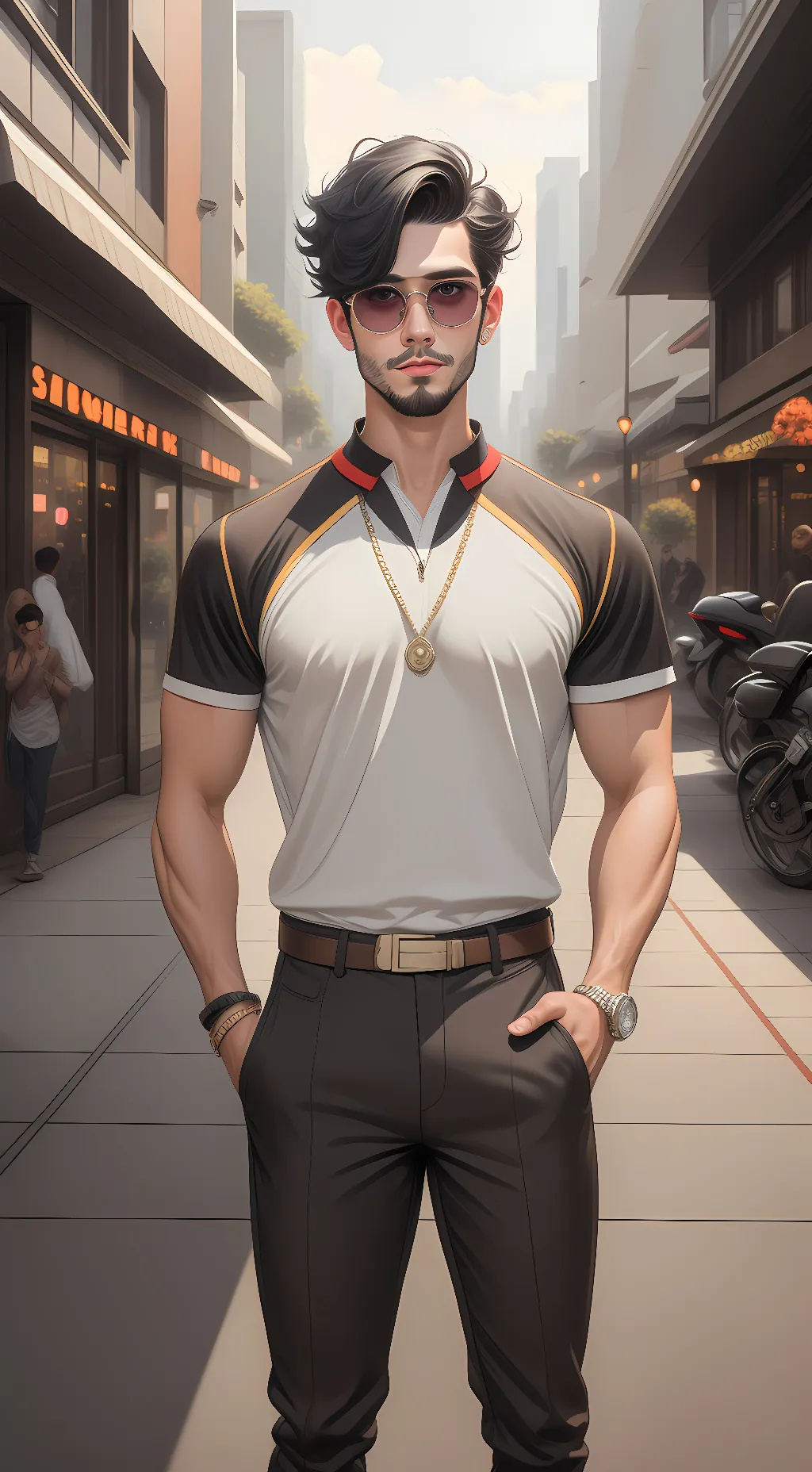 ai character: Snapchat stalker  background