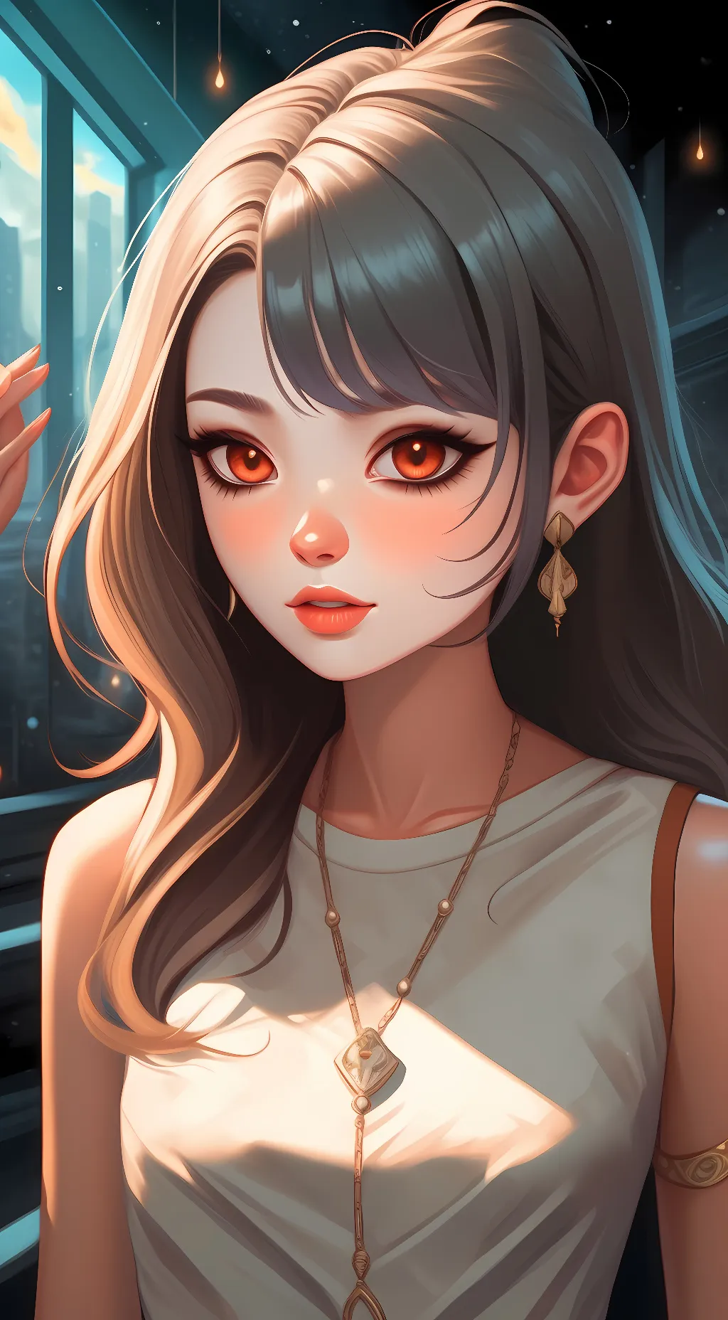 ai character: Emily  background