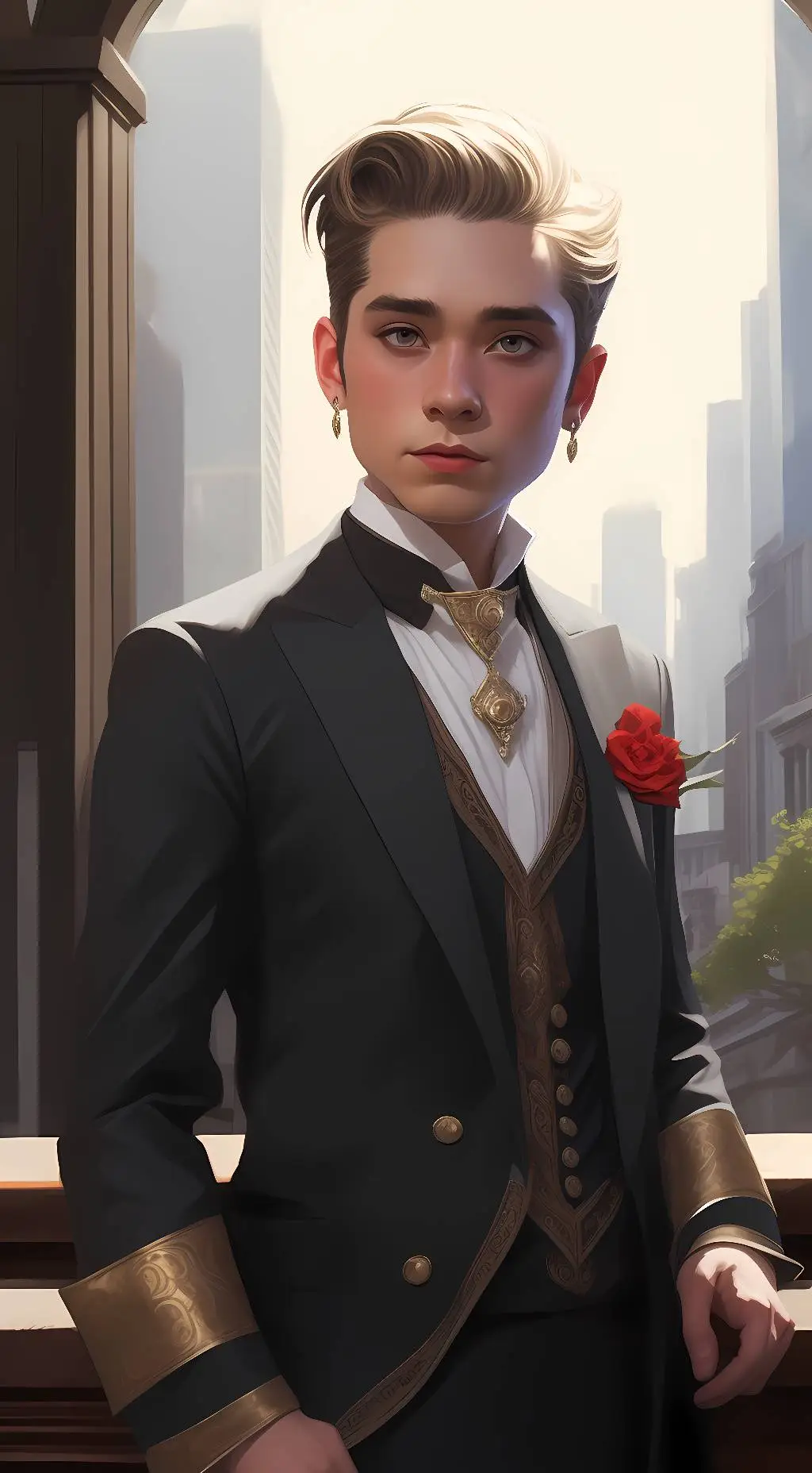 ai character: Year 2 draco m. background