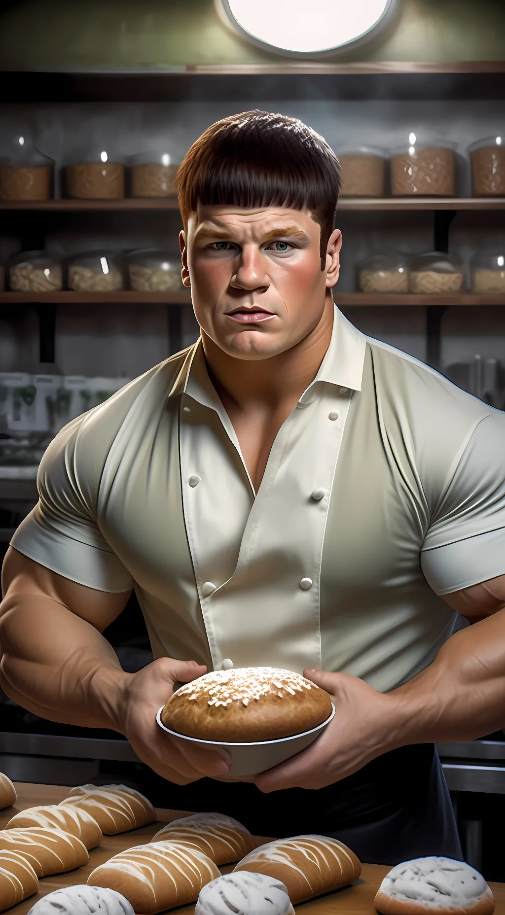 ai character: Brick Lee background