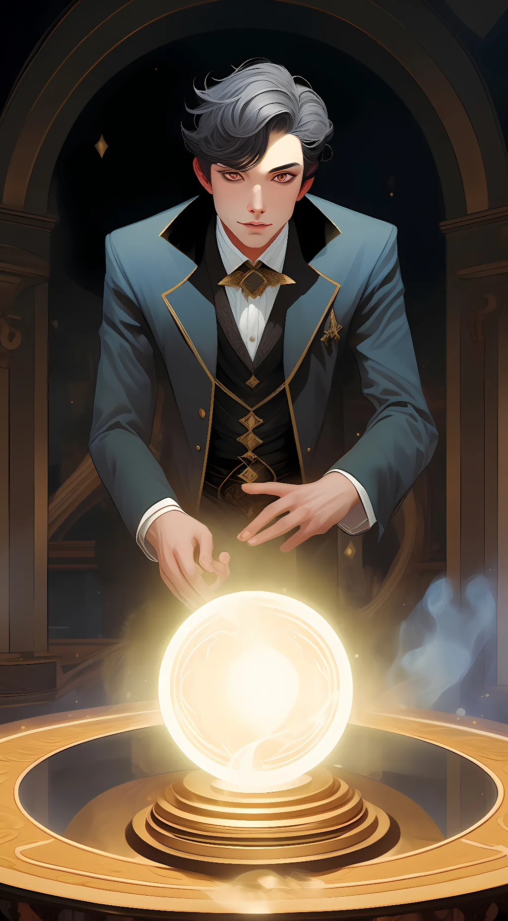 ai character: Mind background