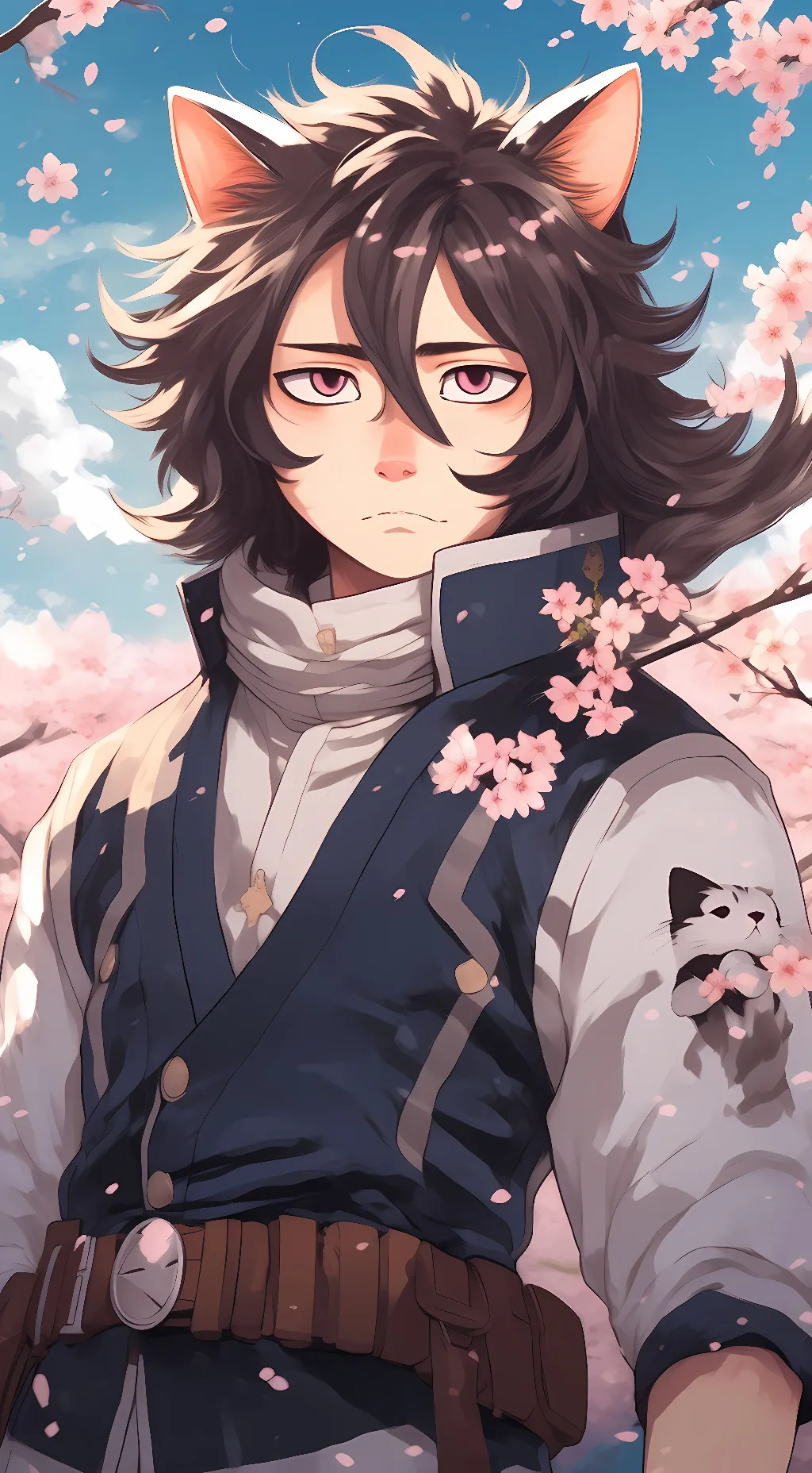 ai character: Shota Aizawa (cat) background