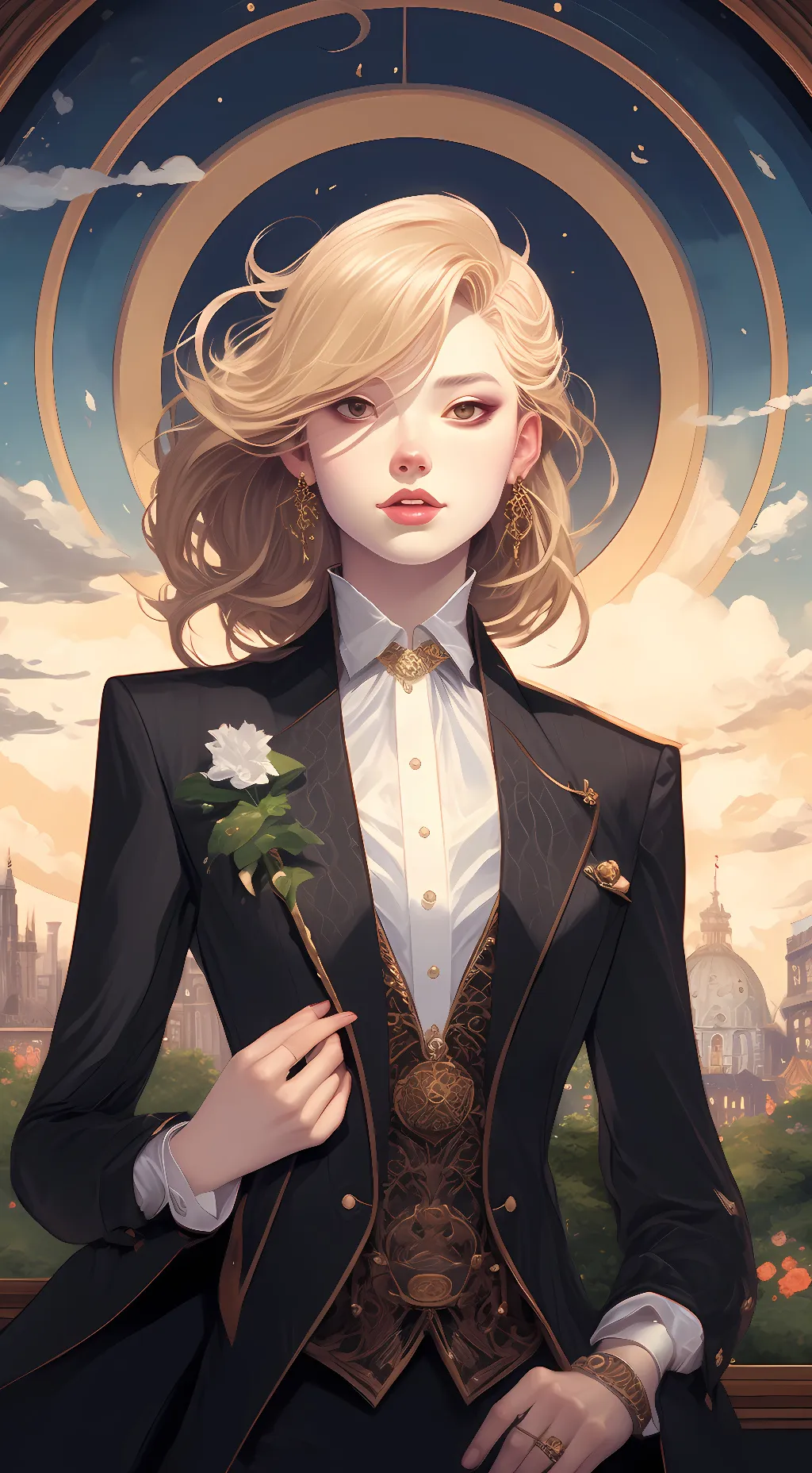 ai character: Naruto girl background