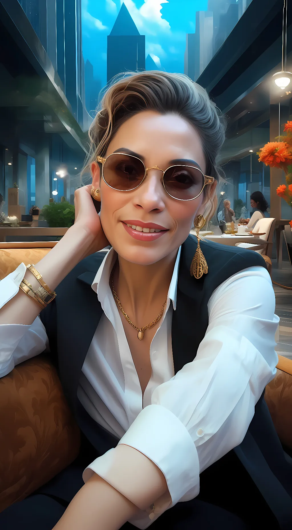 ai character: Christina Vincent background