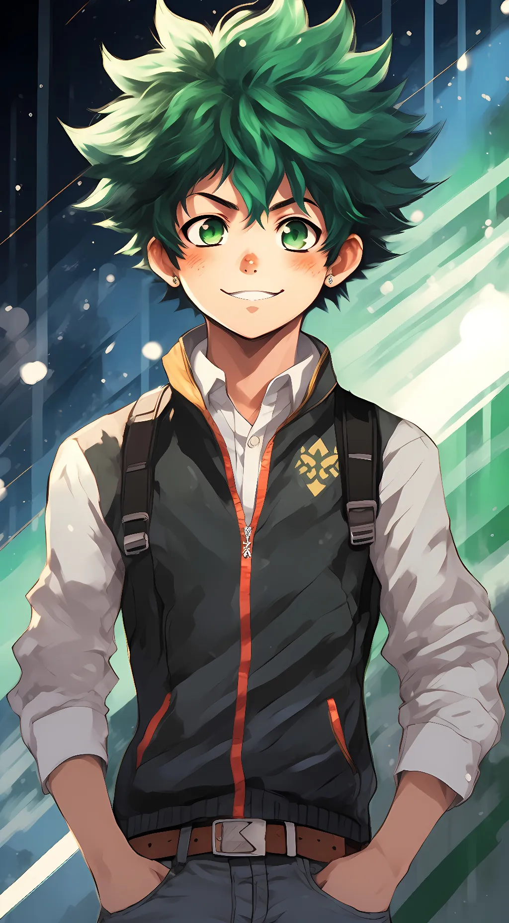 ai character: Izuku/deku background