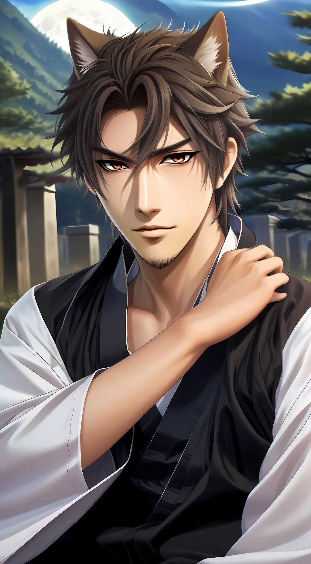 ai character: Kyoga  background