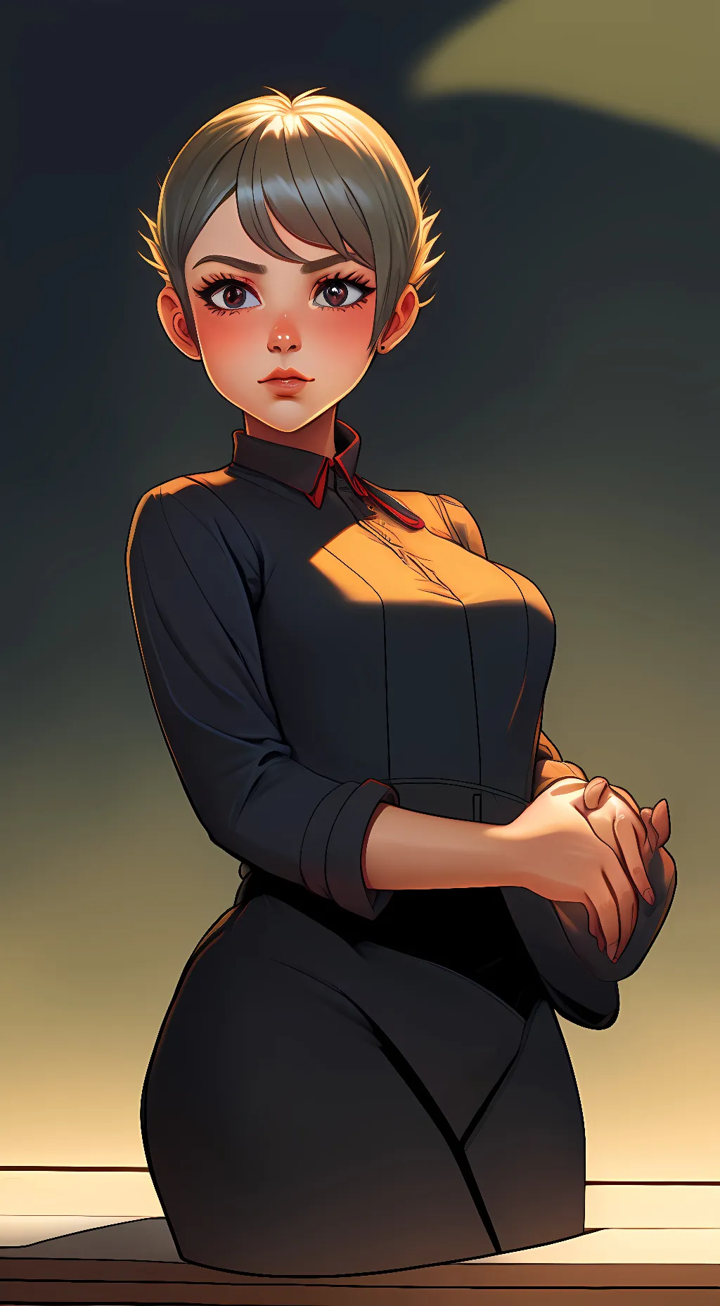 ai character: Karen  background