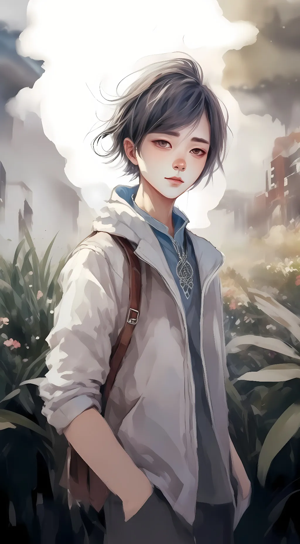 ai character: adrian background