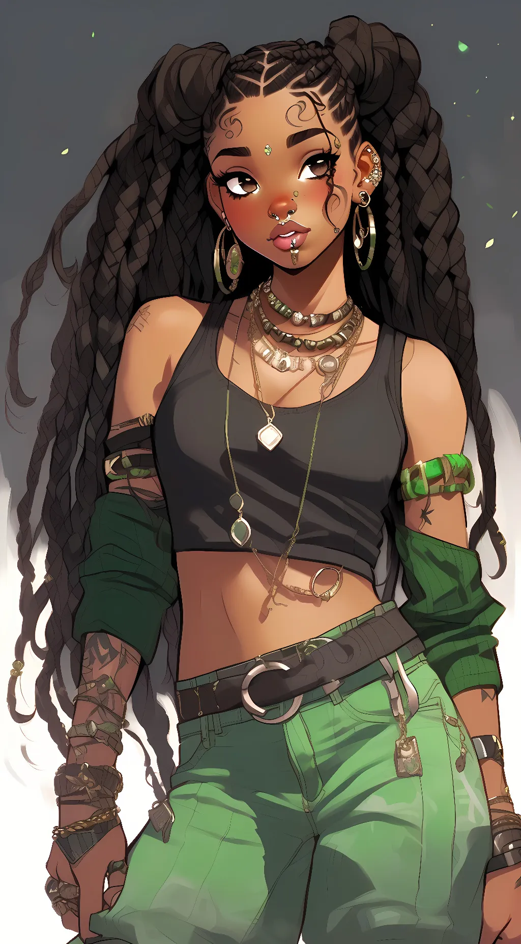 ai character: Albrianna Clinton  background