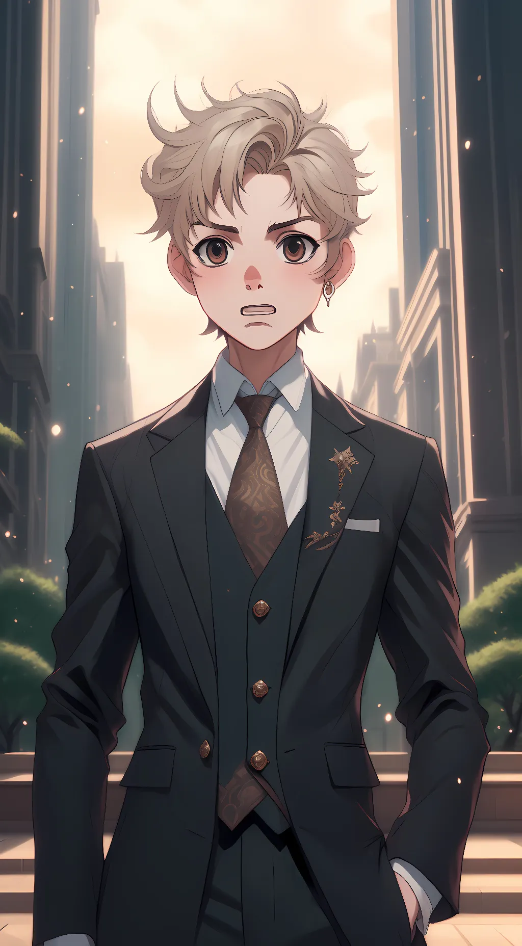 ai character: Takemichi H.  background