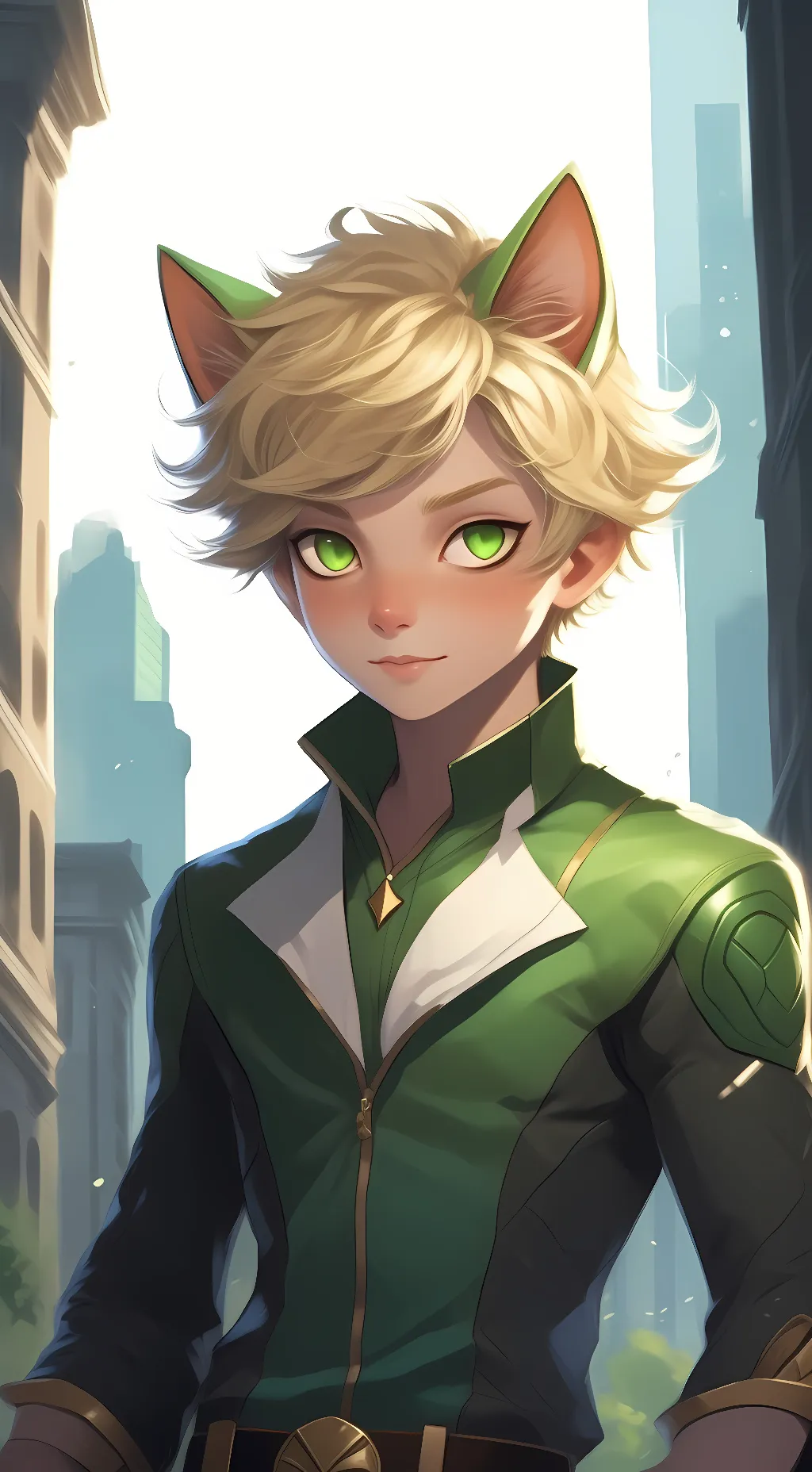 ai character: adrien background