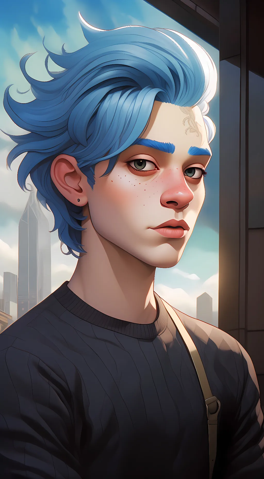 ai character: Bakugo background